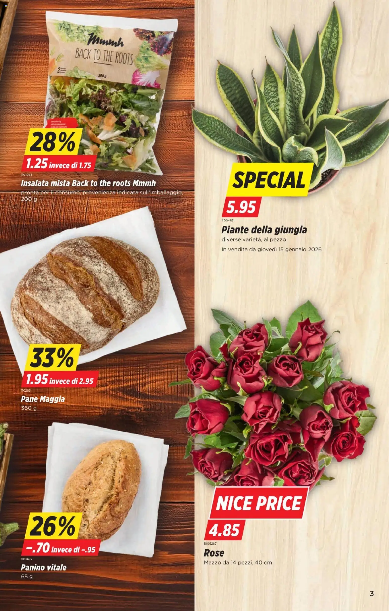 Denner Aktionen IT – gültig ab 13.01.2026 | Seite: 3 | Produkte: Pane