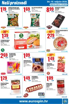 Katalog Eurospin - Pregled kataloga iz trgovine Eurospin, vrijedi od 04.02.2026 | Stranica: 9 | Proizvodi: Okruglice, Junetina, Pizza, Kobasica