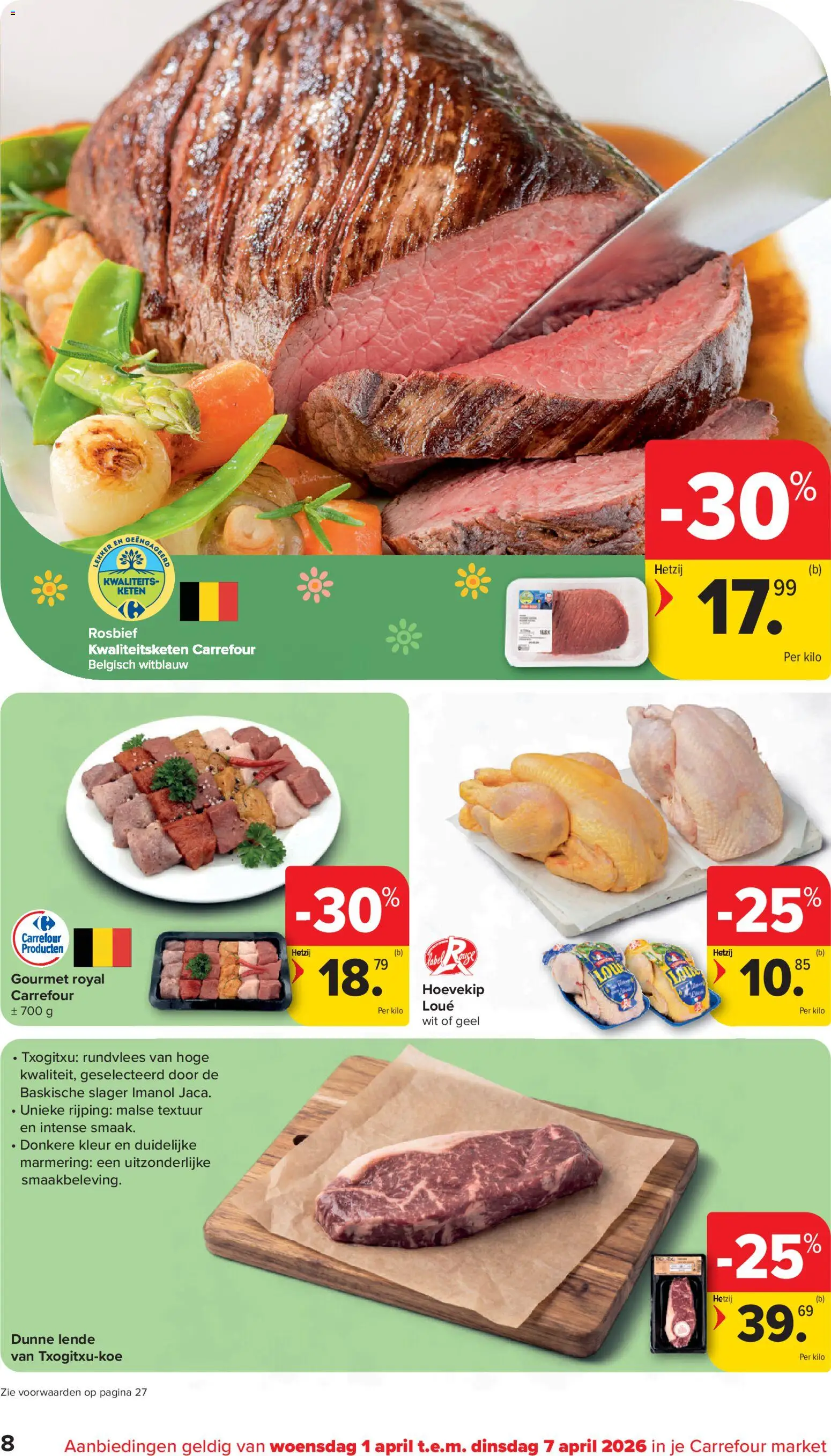 {H1} | Pagina: 8 | Producten: Rundvlees