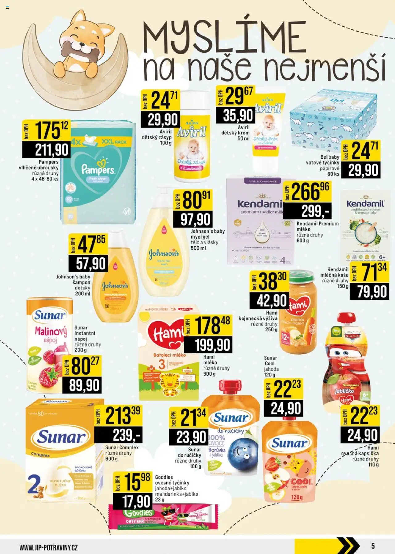 Jip leták od 28.05.2025 | Strana: 5 | Produkty: Sunar Complex, Krém, Zelenina, Kinder