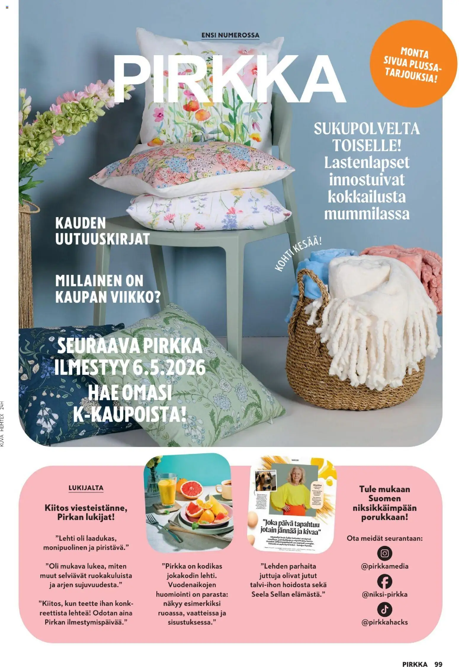 K-Supermarket - Pirkka – voimassa 25.03.2026 alkaen | Sivu: 99