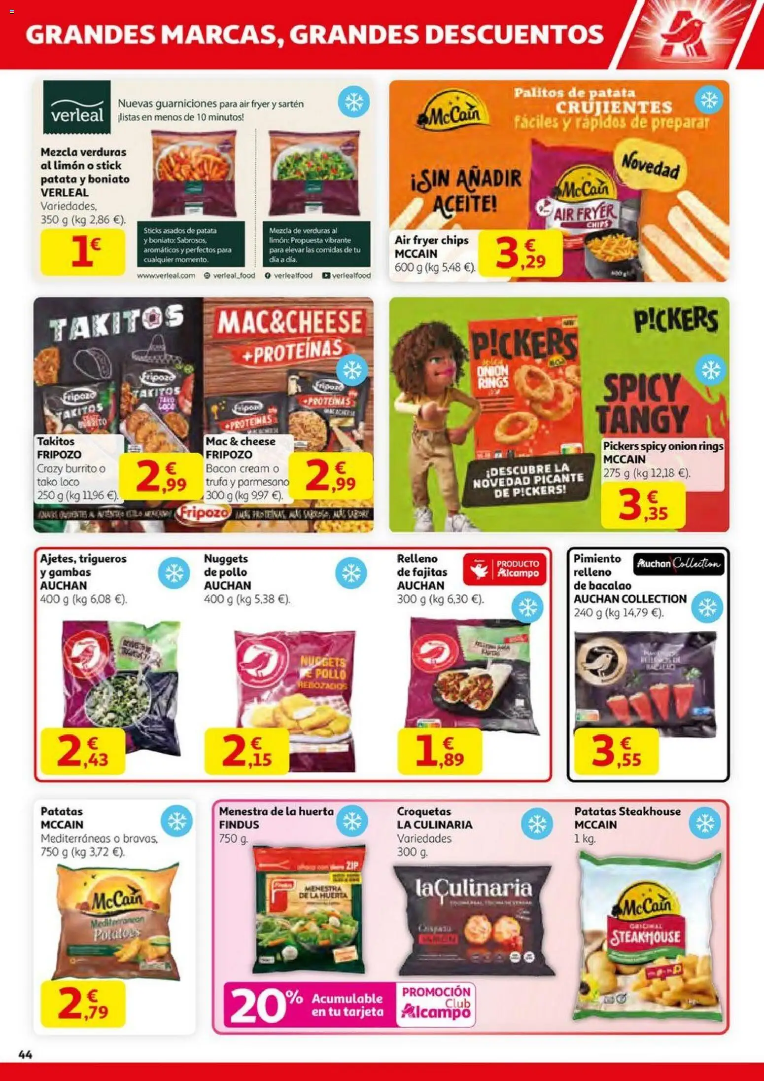 Alcampo -  HG catalan │ válido desde el 23.10.2025 | Página: 44 | Productos: Ιατρική μπάλα, Aceite, Croquetas, Nuggets