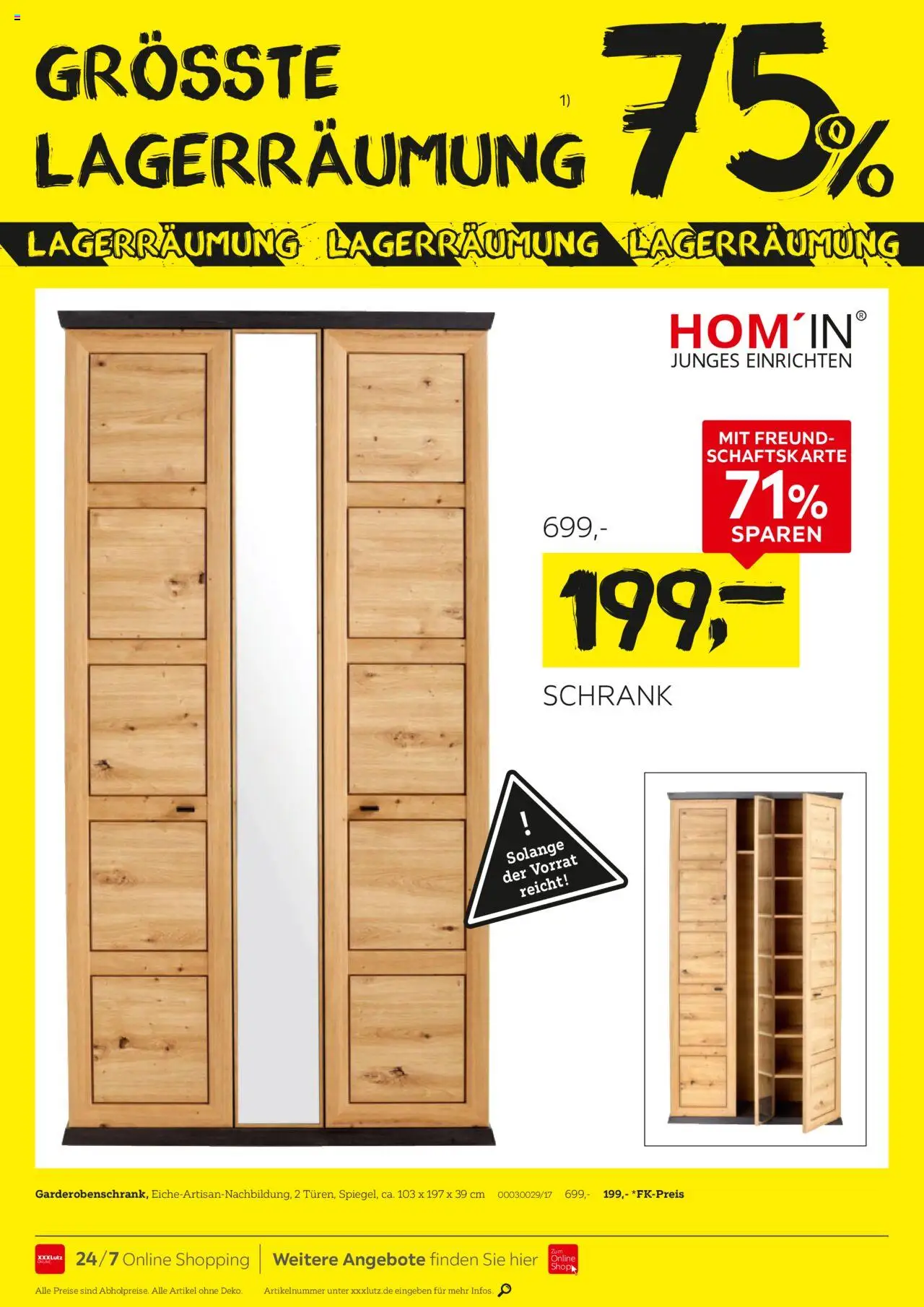 XXXL Lutz Prospekt 	 - gültig ab dem 25.08.2025 | Seite: 18 | Produkte: Schrank