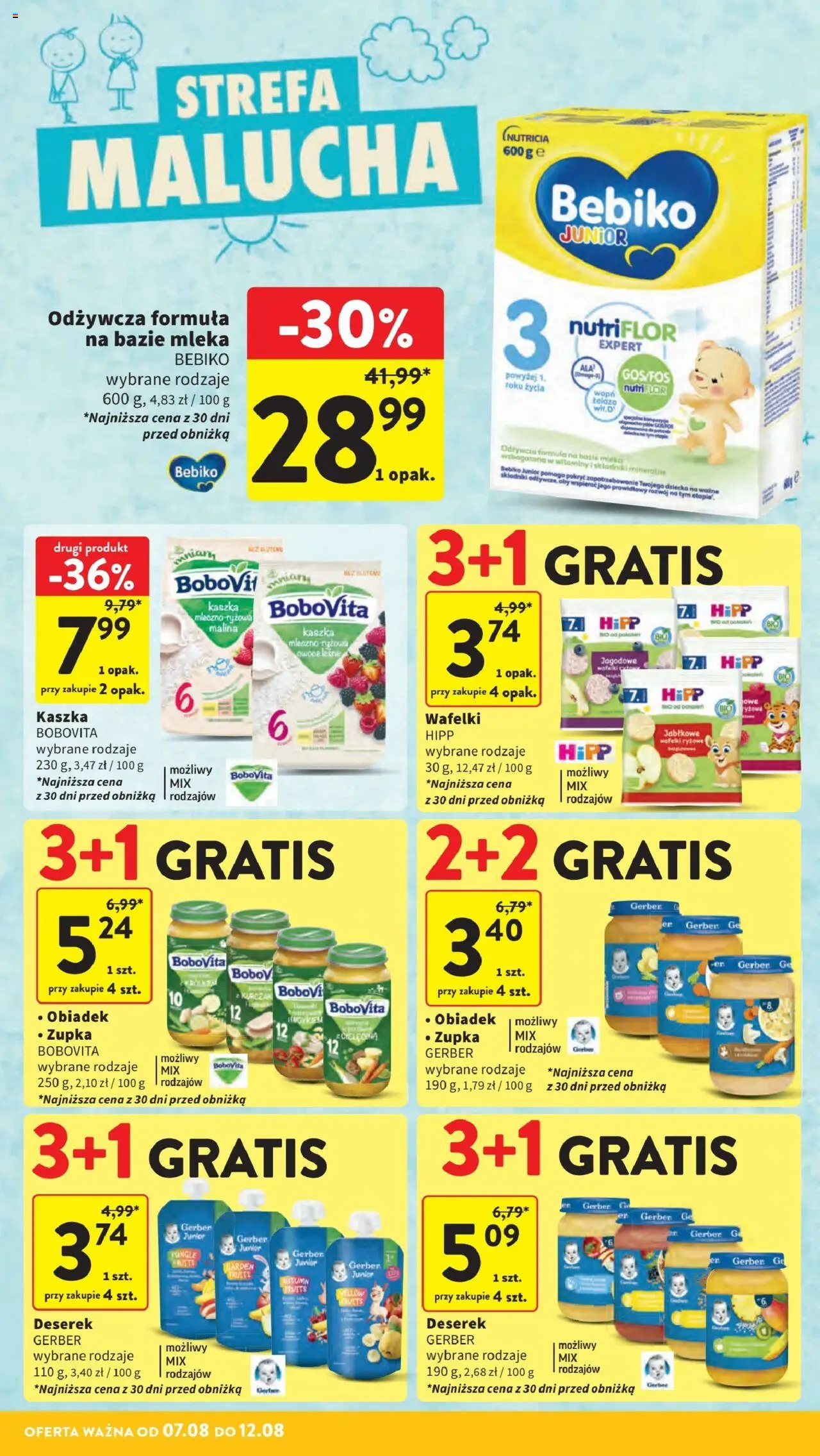 Intermarche Gazetka od 07.08.2025 | Strona: 36 | Produkty: Malina, Mleka, Wafelki, Owoce