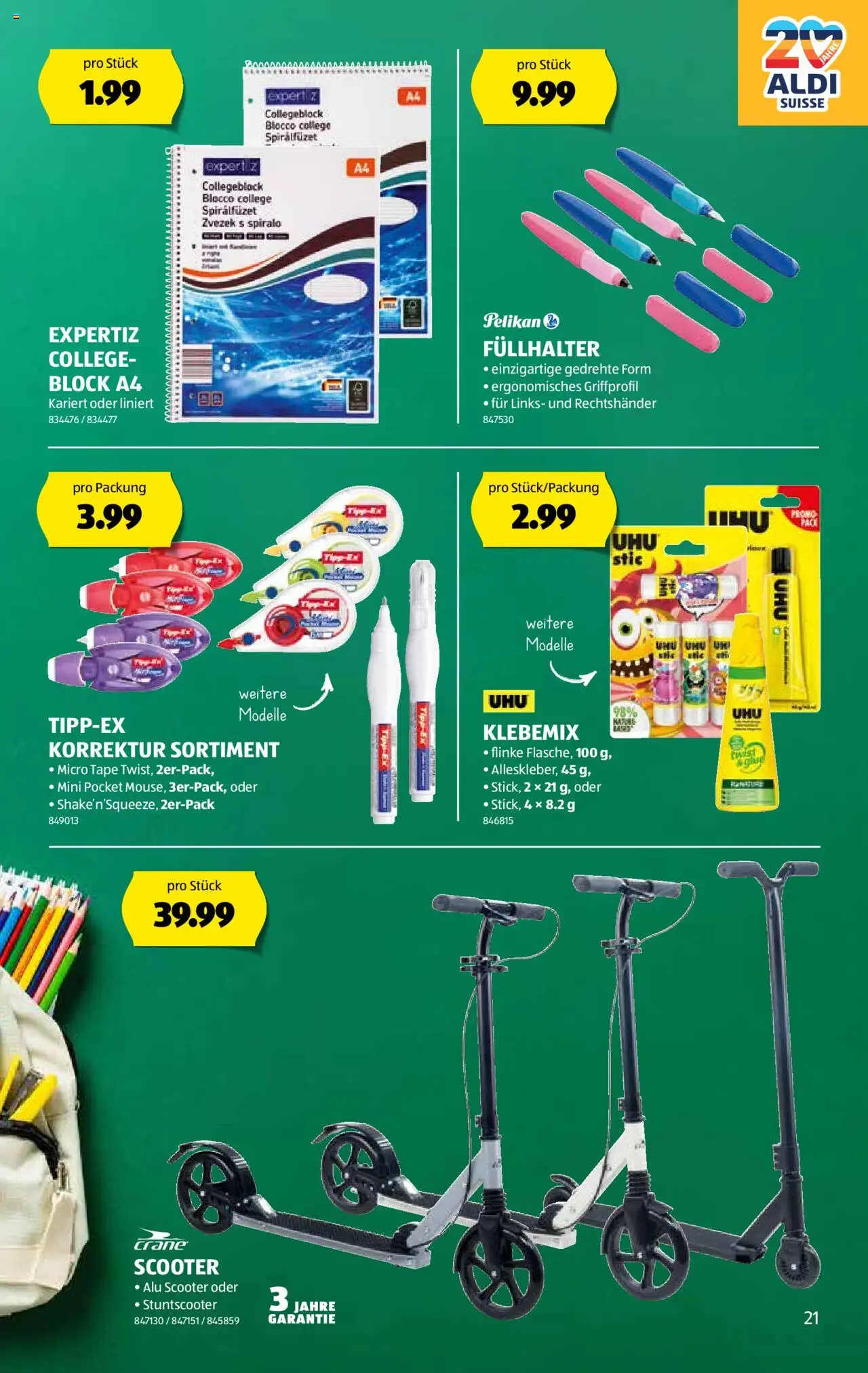 Aldi Aktionen ab 26.06.2025 | Seite: 22 | Produkte: Scooter, Notebook