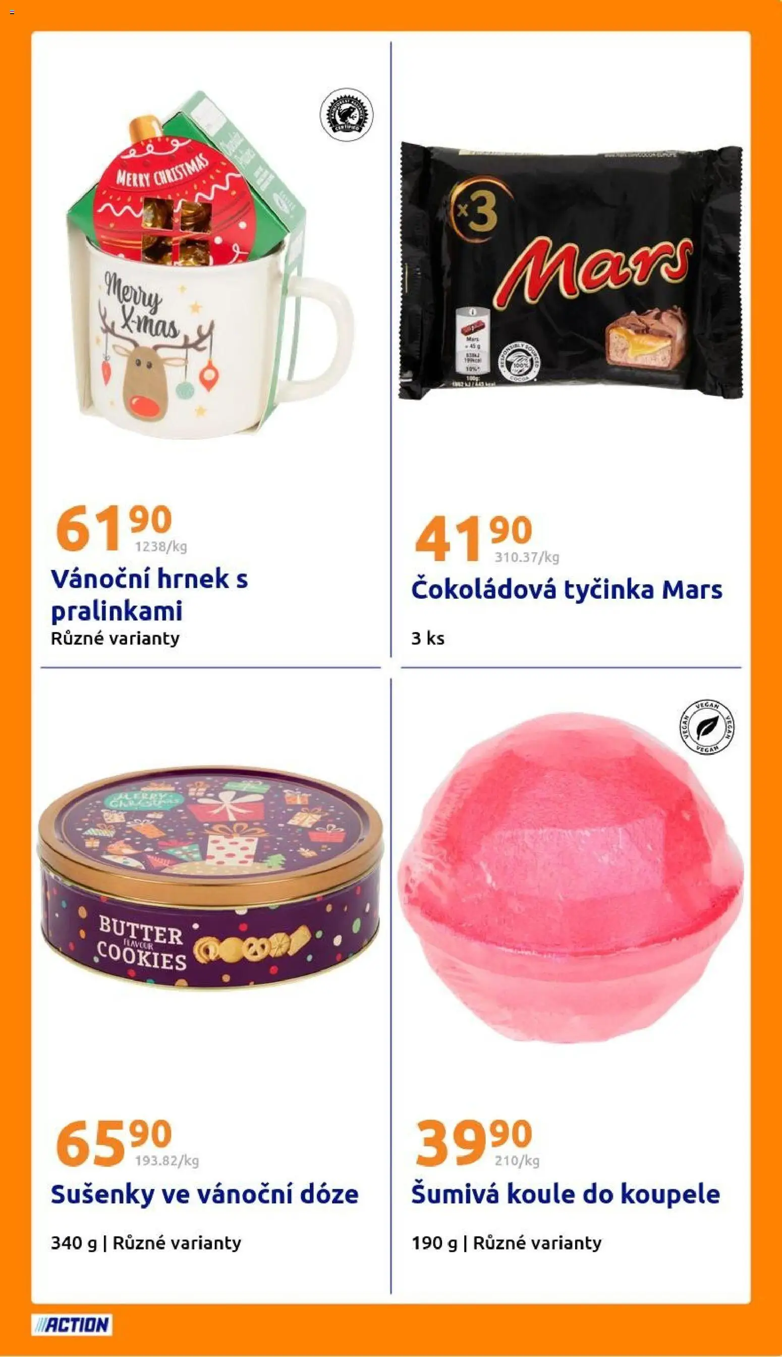 Action leták od 05.11.2025 | Strana: 23 | Produkty: Vegan, Cookies, Vánoční hrnek, Sušenky