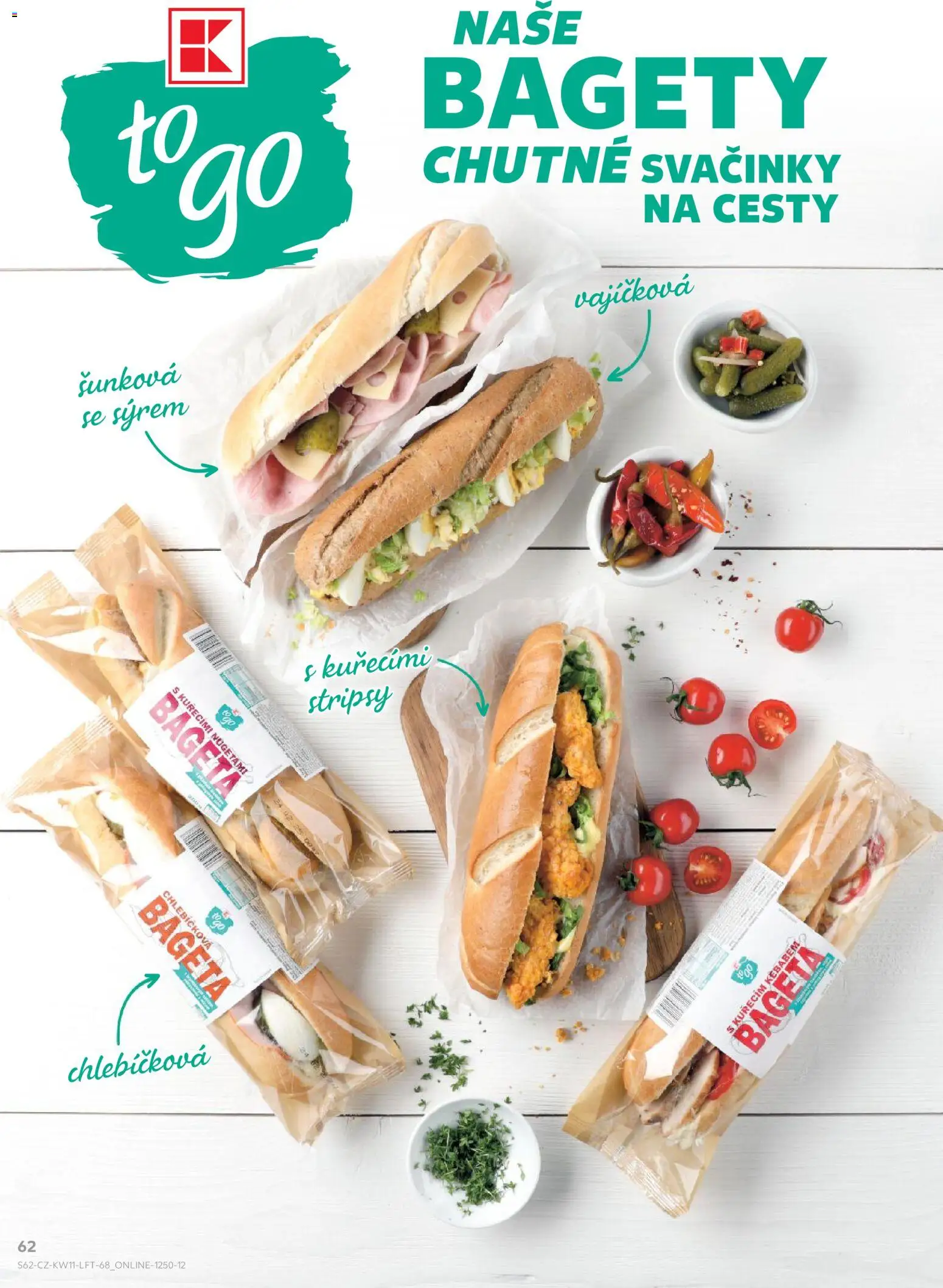Kaufland leták od 11.03.2026 | Strana: 62 | Produkty: Bageta, Bagety