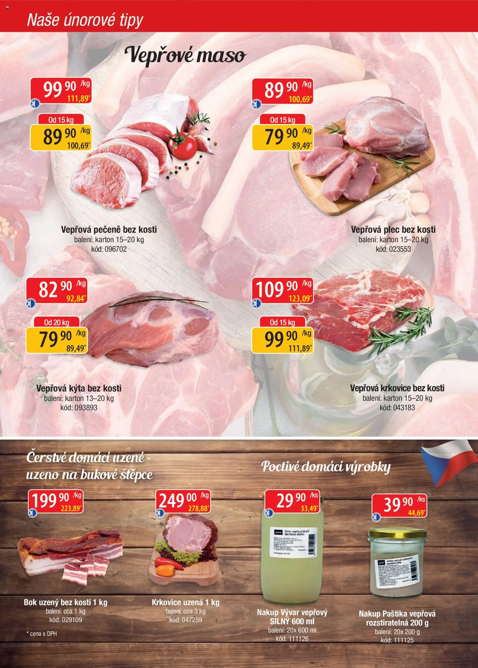 Astur & Qanto leták - Velkoobchod fresh 02/2026 od 01.02.2026 | Strana: 4 | Produkty: Vepřová krkovice bez kosti, Vývar, Kýta bez kosti, Vepřová krkovice