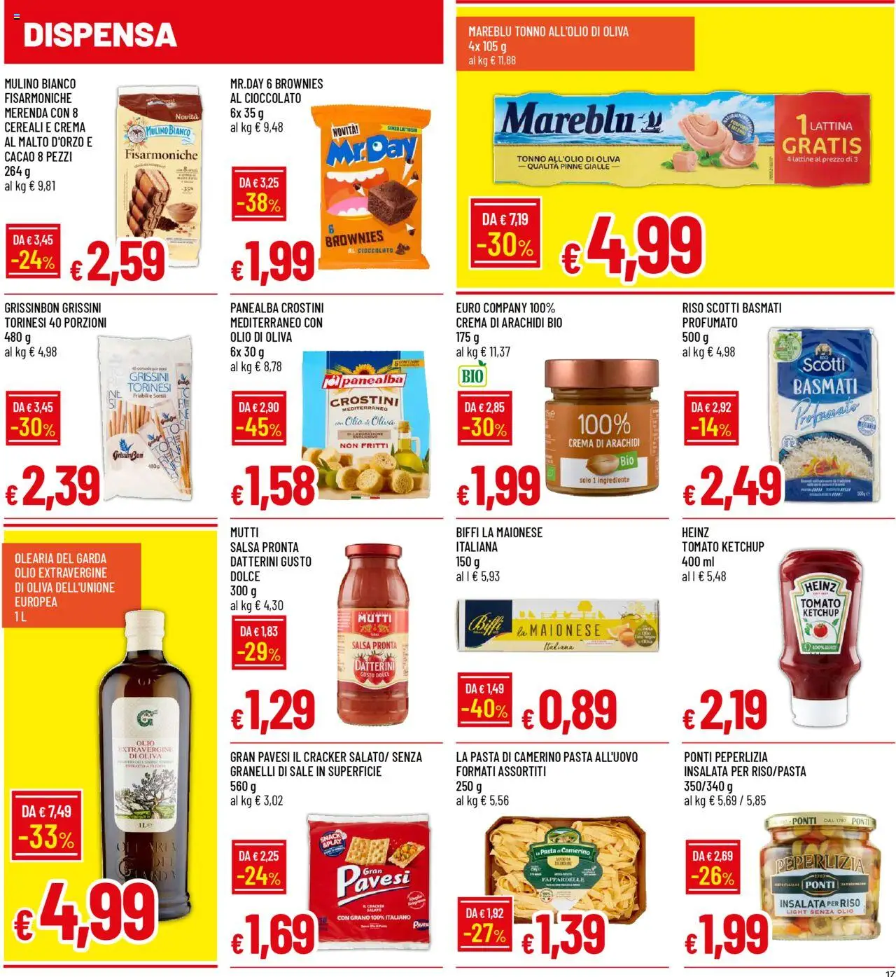 Volantino Galassia del 21.08.2025 | Pagina: 17 | Prodotti: Crema, Ketchup, Maionese, Olio