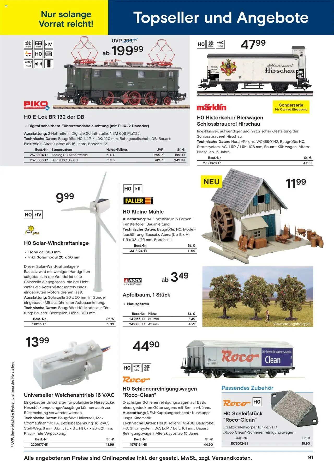 Conrad  Modellbahn Katalog – gültig ab 25.08.2025 | Seite: 93 | Produkte: Mühle