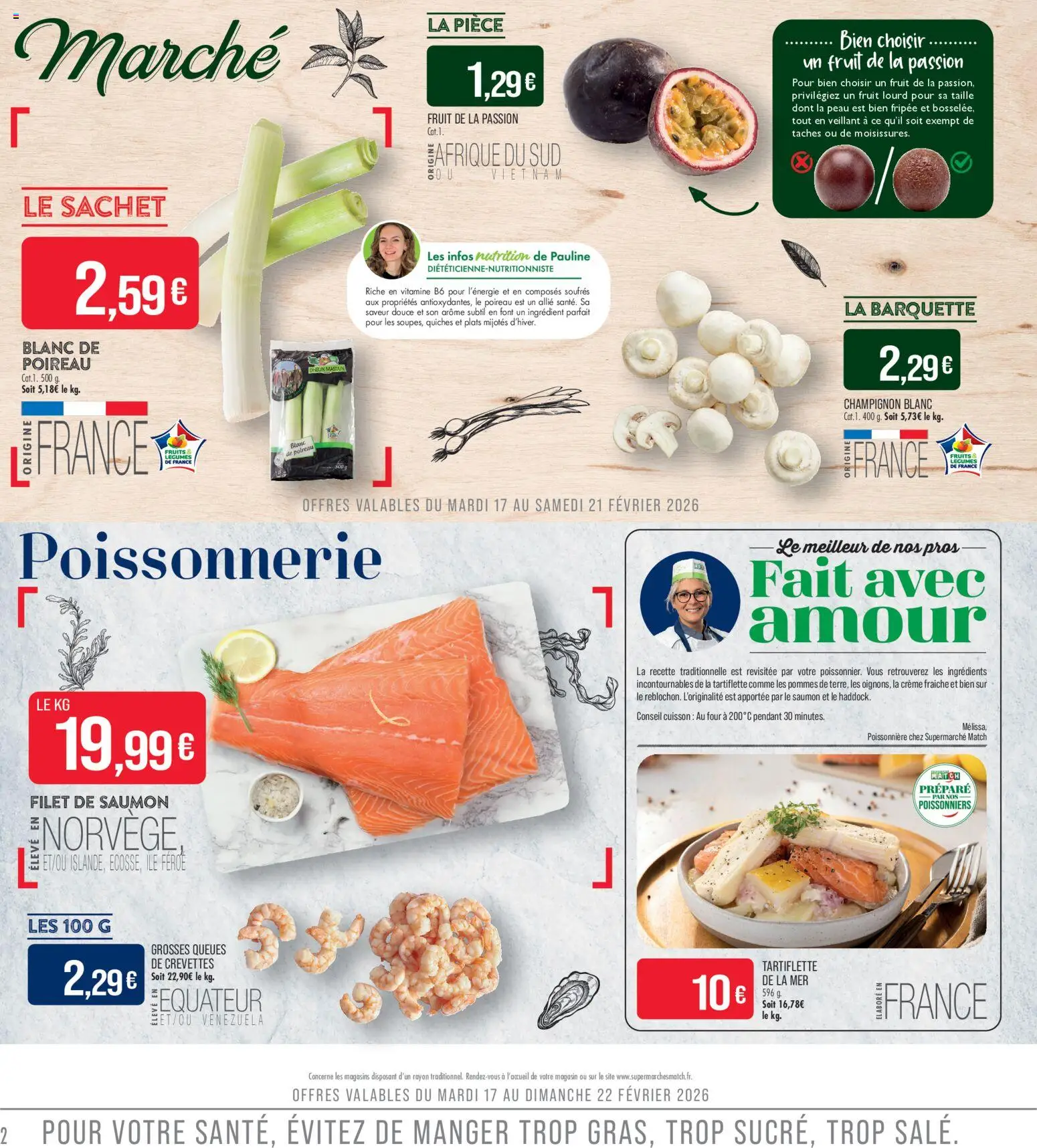 {H1} | Page: 2 | Produits: Fruit de la passion, Four, Crevettes, Filet de saumon