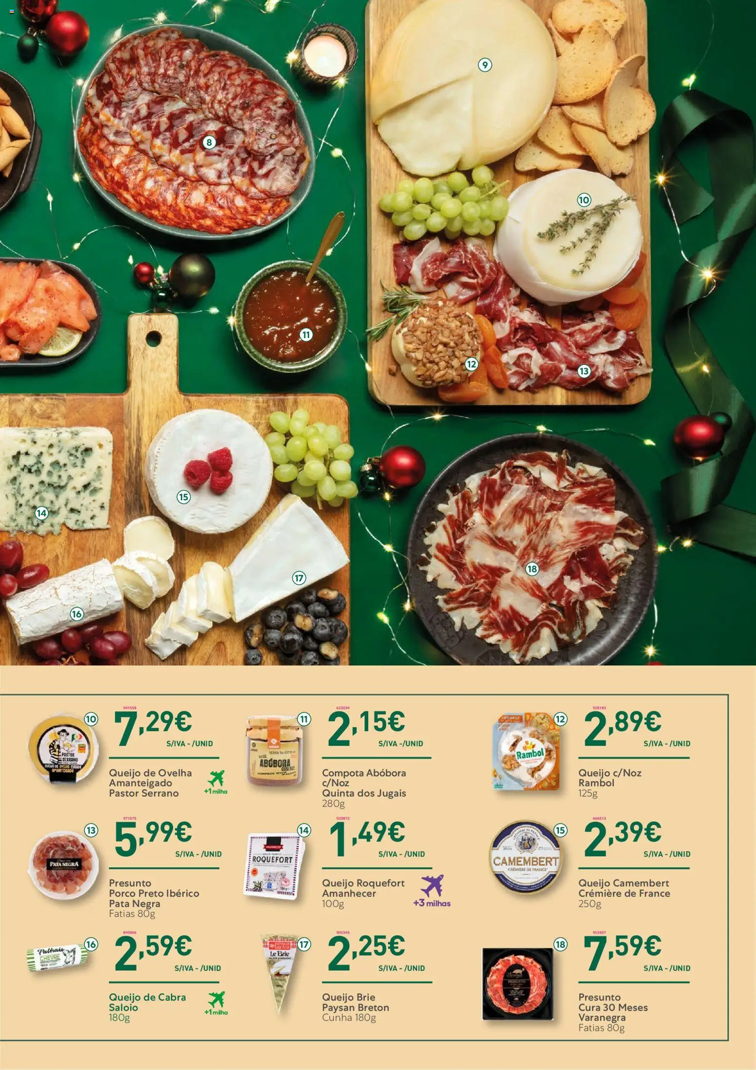 Recheio - Catálogo de Natal │ válido de 06.11.2025 | Página: 5 | Produtos: Queijo, Presunto, Abóbora, Compota
