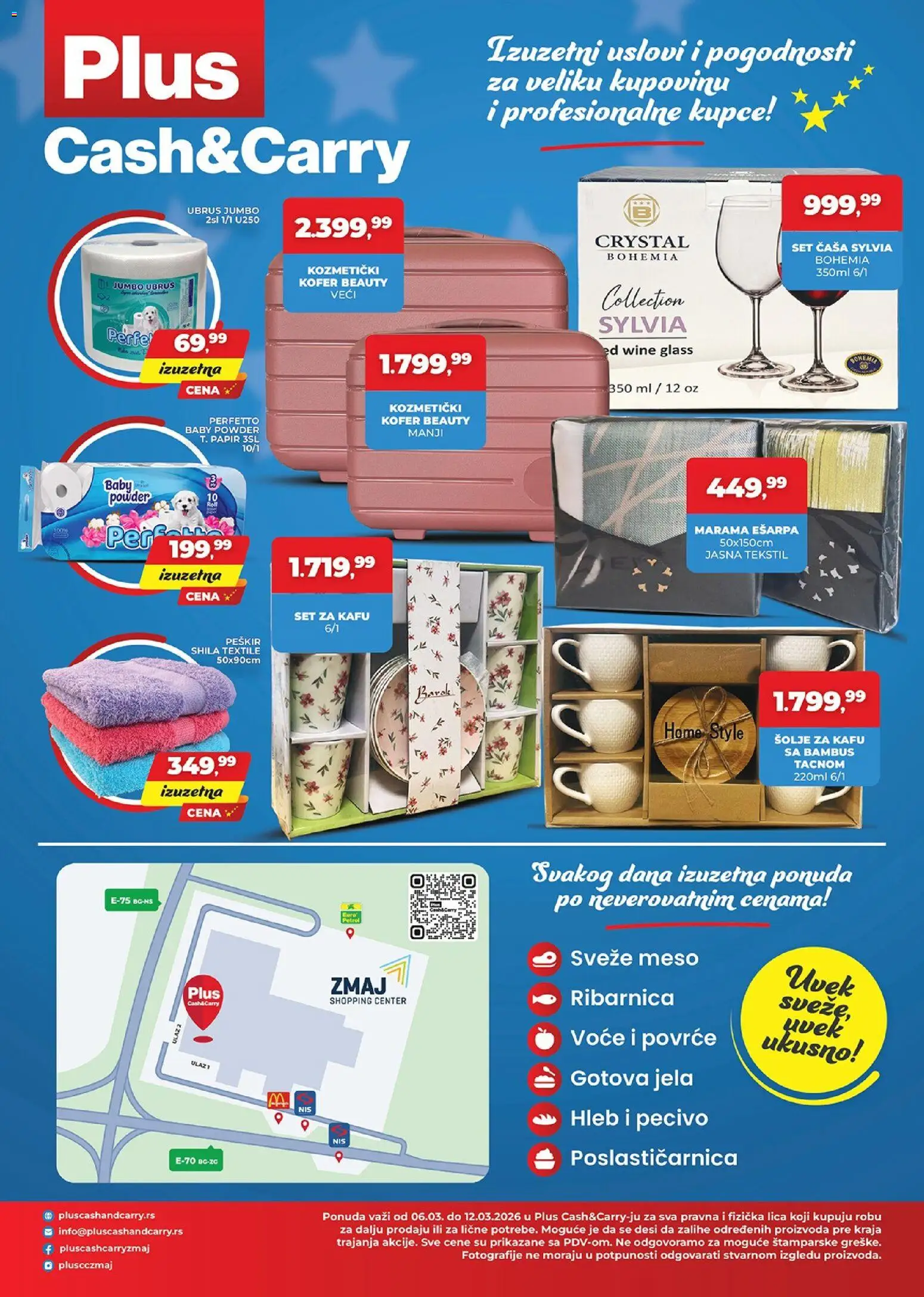 Plus Cash & Carry katalog - važi od 06.03.2026 | Strana: 4 | Proizvode: Marama, Peškir, Hleb, Pecivo