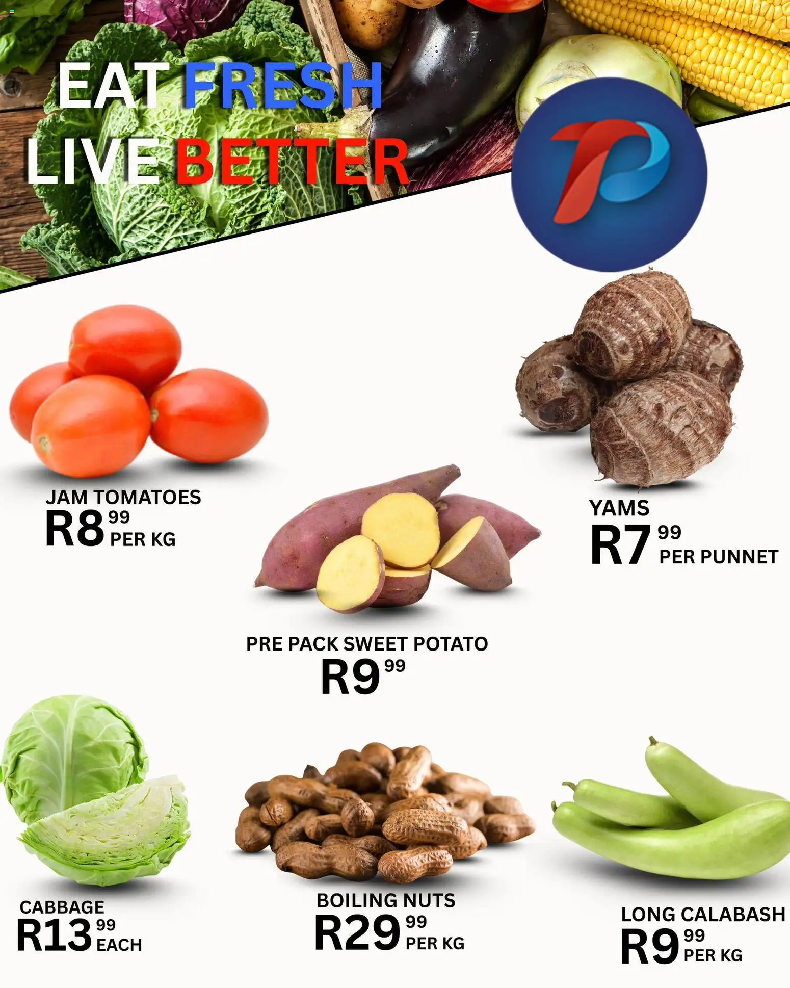 New Take n Pay catalogue – valid from 20.02.2026 | Page: 8 | Products: Jam, Tomatoes, Nuts