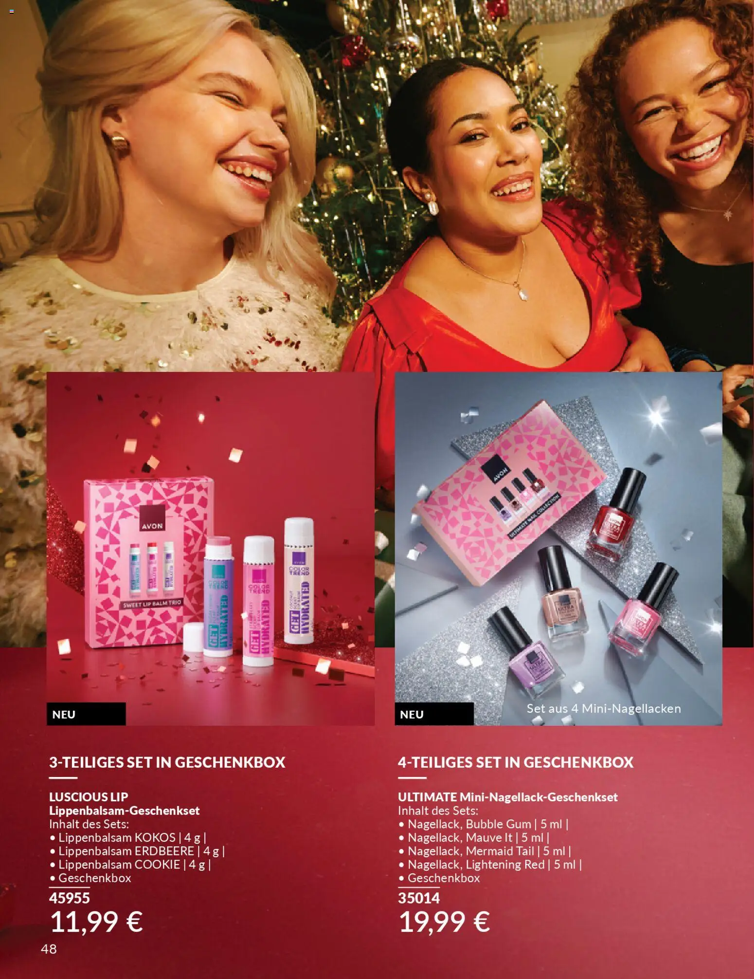 AVON Katalog Dezember 2025 – gültig ab 01.12.2025 | Seite: 50 | Produkte: Lip Balm, Lippenbalsam