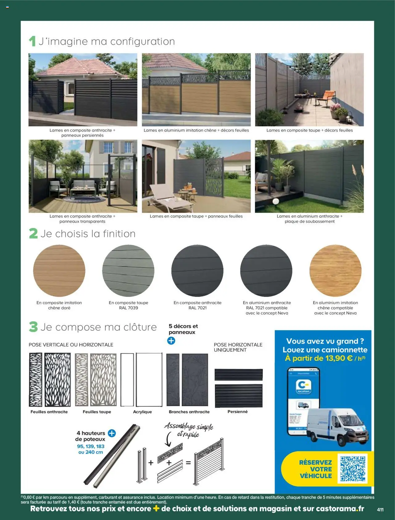 {H1} | Page: 411 | Produits: Persiennes, Clôture