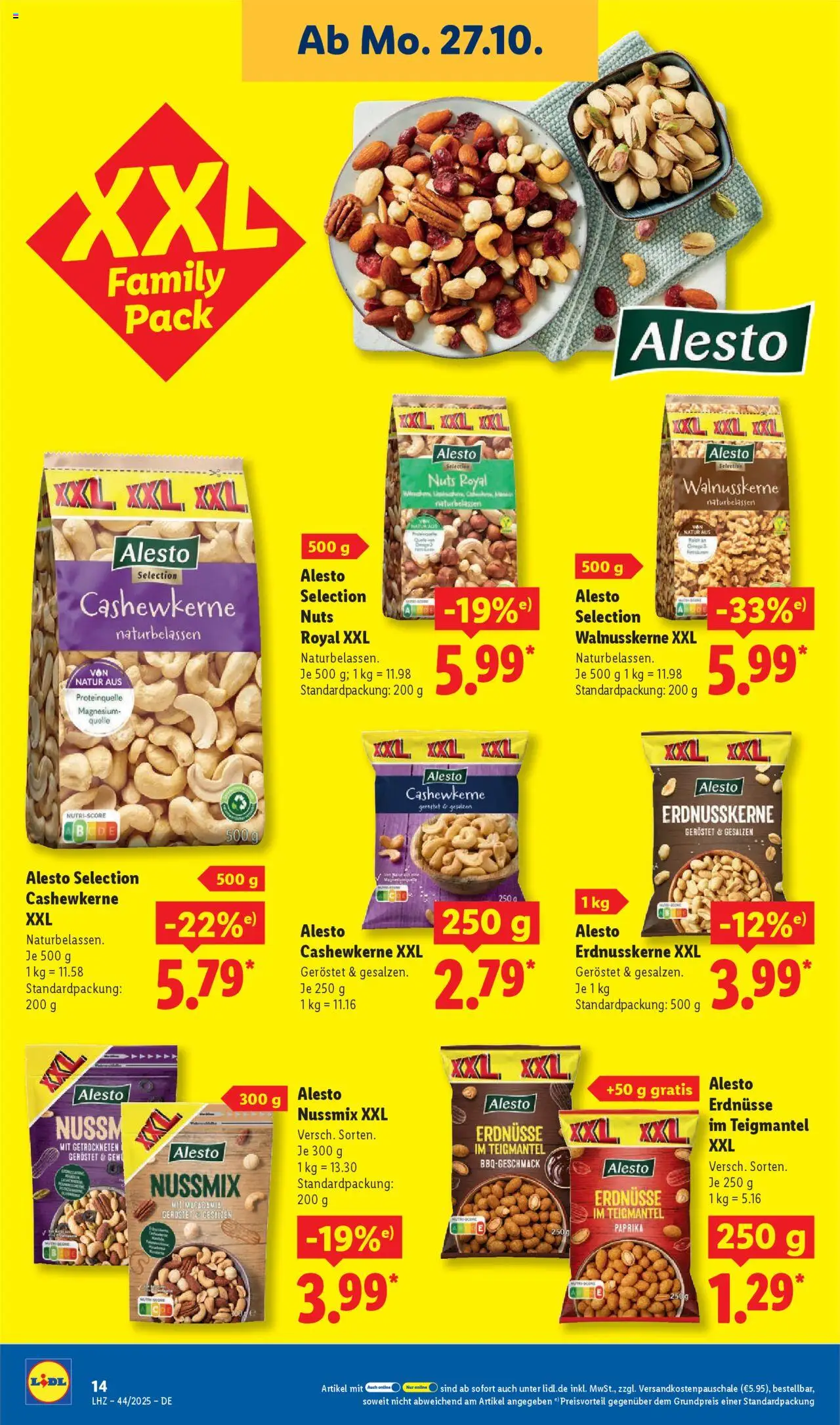 Lidl Prospekt Gundelsheim – gültig ab 27.10.2025 | Seite: 30 | Produkte: Erdnüsse, Paprika