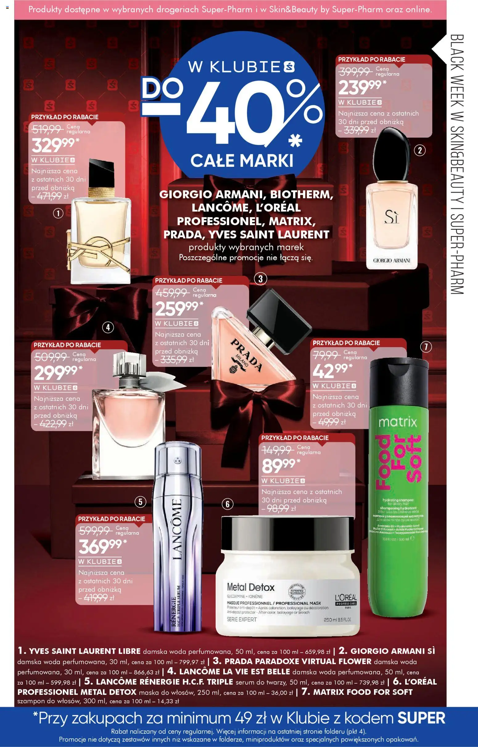 Super-pharm Black Friday od 22.11.2025 | Strona: 13 | Produkty: Szampon, Maska, Woda