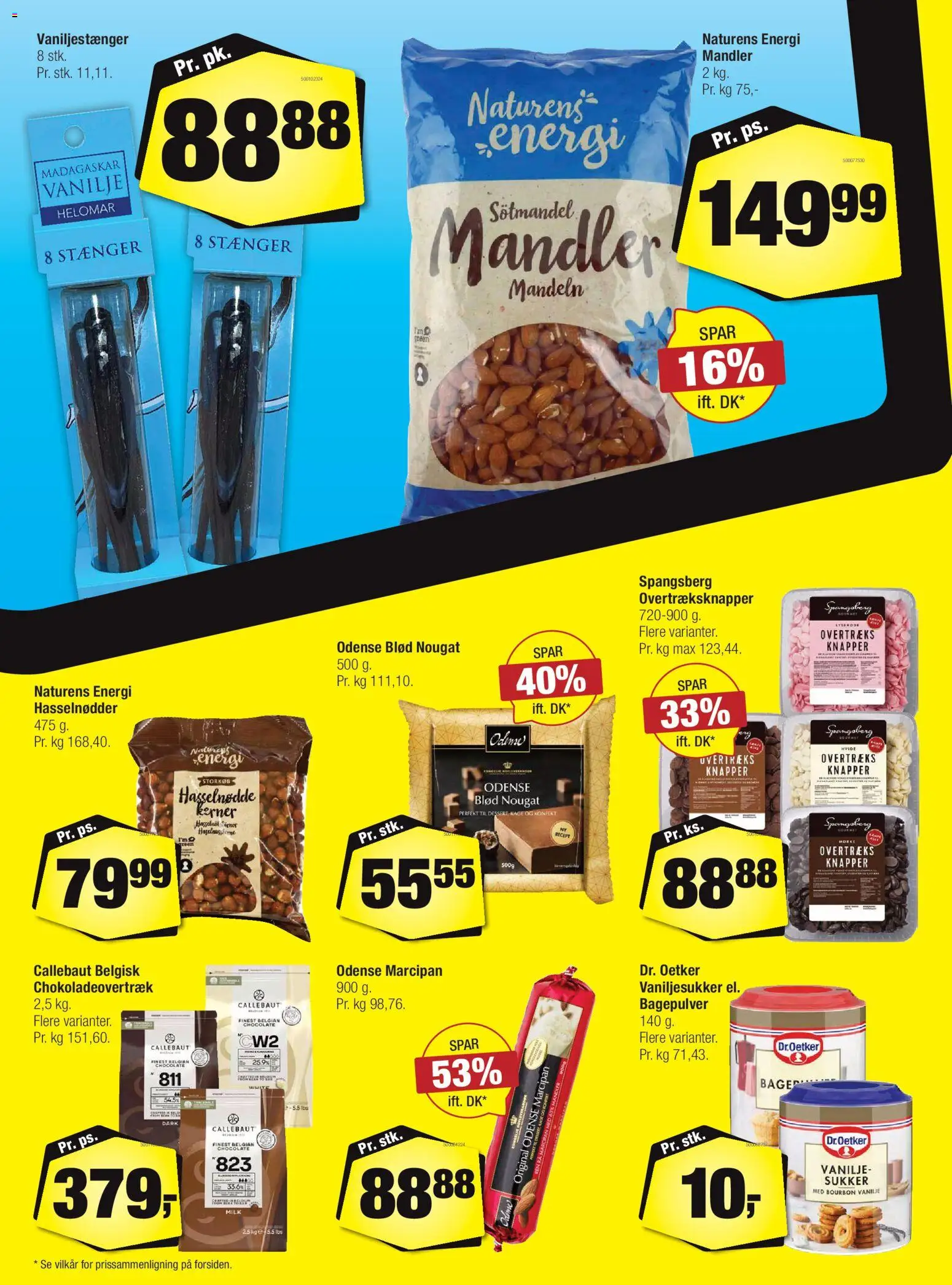 Calle tilbudsavis – gyldig fra 26.11.2025 | Side: 8 | Produkter: Bourbon, Mandler, Nougat, Bagepulver