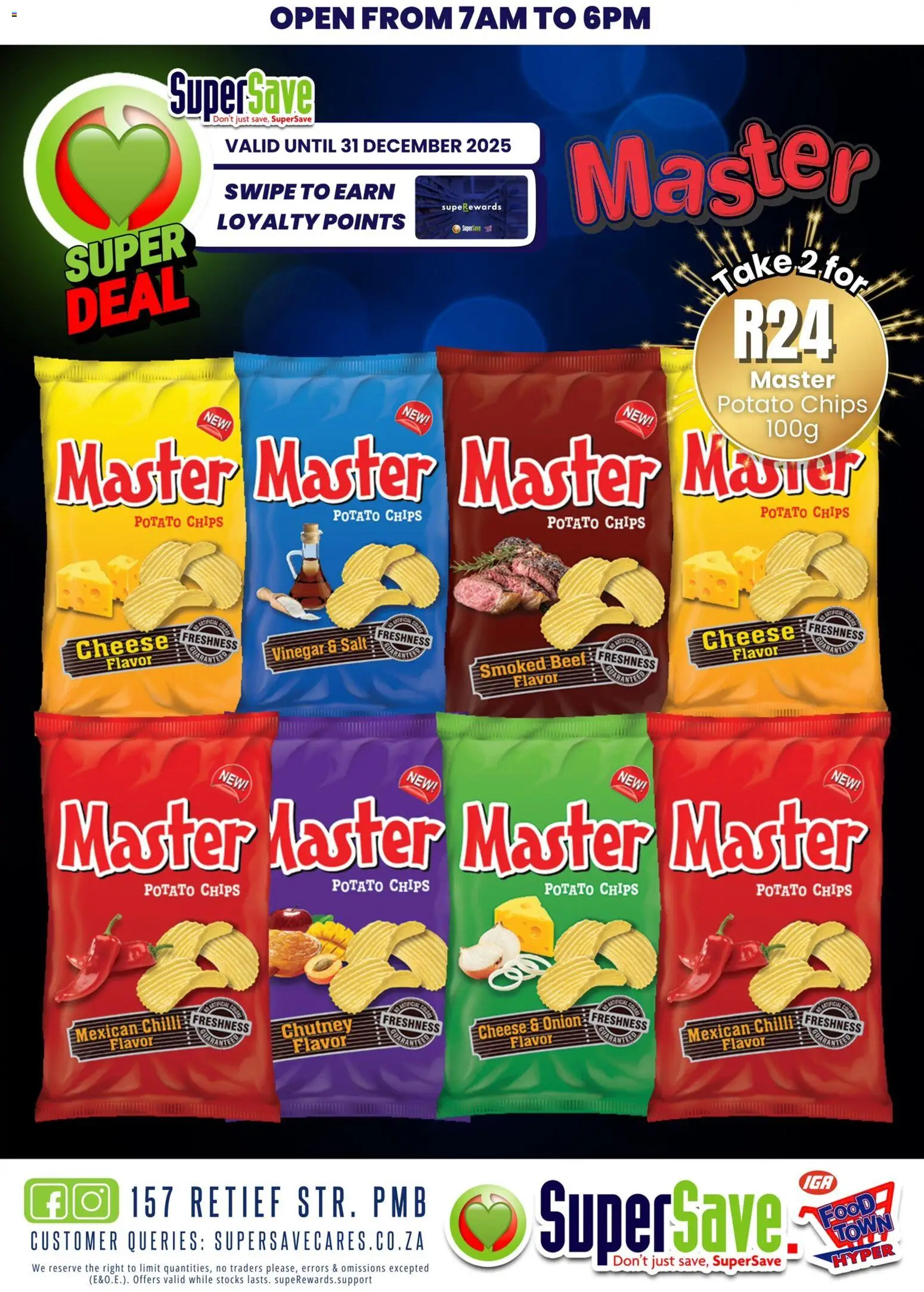 New Super Save catalogue – valid from 19.12.2025 | Page: 2 | Products: Chutney, Beef, Chips, Chilli