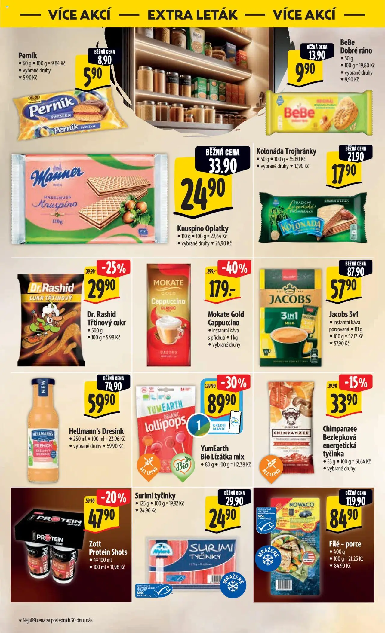 Albert leták - Hypermarket od 22.10.2025 | Strana: 49 | Produkty: Káva, Perník, Surimi tyčinky, Potraviny
