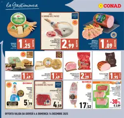 Anteprima del volantino PROSCIUTTO DI SAN DANIELE DOP SAPORI&DINTORNI CONAD, Prosciutto di San Daniele DOP Sapori&Dintorni Conad stagionatura minima 16 mesi valido a partire dal 04.12.2025 | Pagina: 10