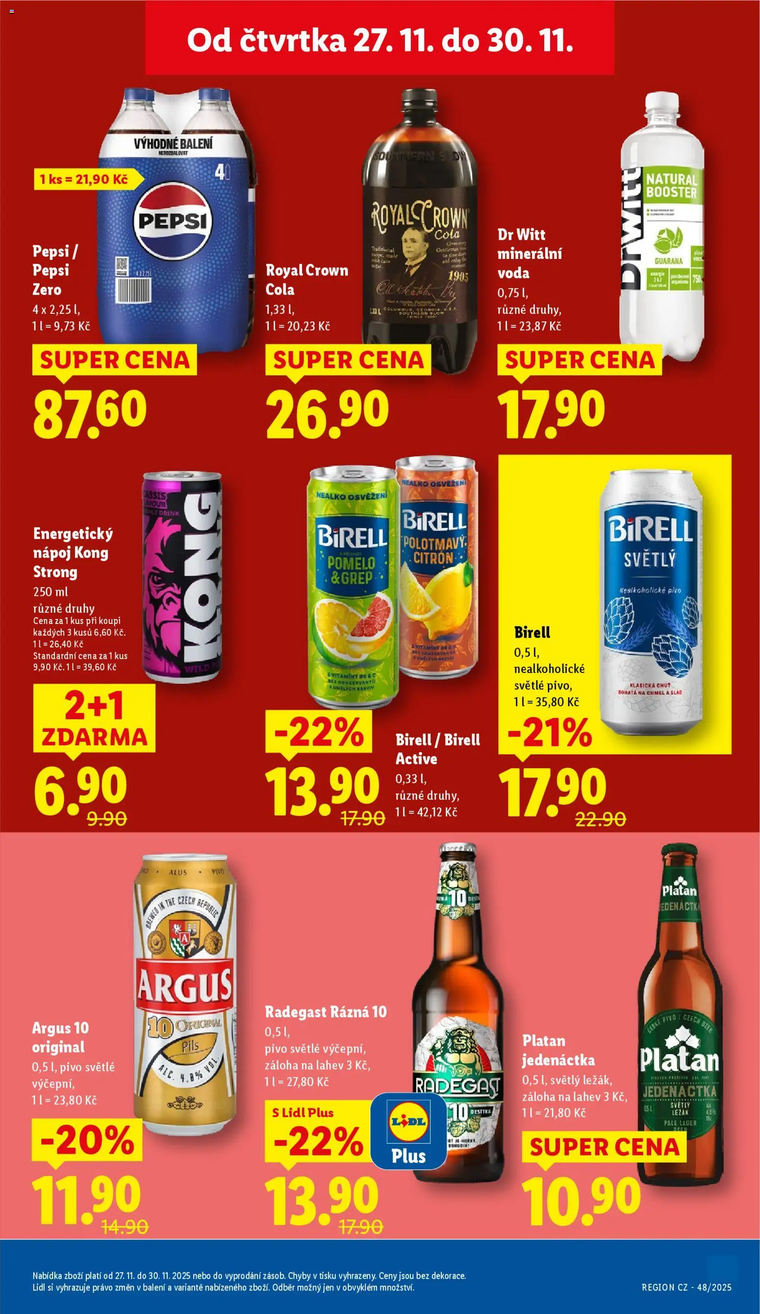 Lidl Black Friday od 27.11.2025 | Strana: 41 | Produkty: Pepsi Zero, Grep, Cola, Energy drink