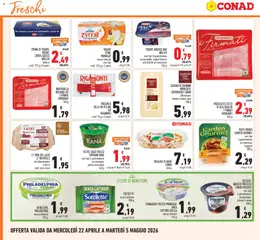 Anteprima del volantino PROSCIUTTO COTTO DI ALTA QUALITÀ I FIRMATI ROVAGNATI, 100 g valido a partire dal 22.04.2026 | Pagina: 10