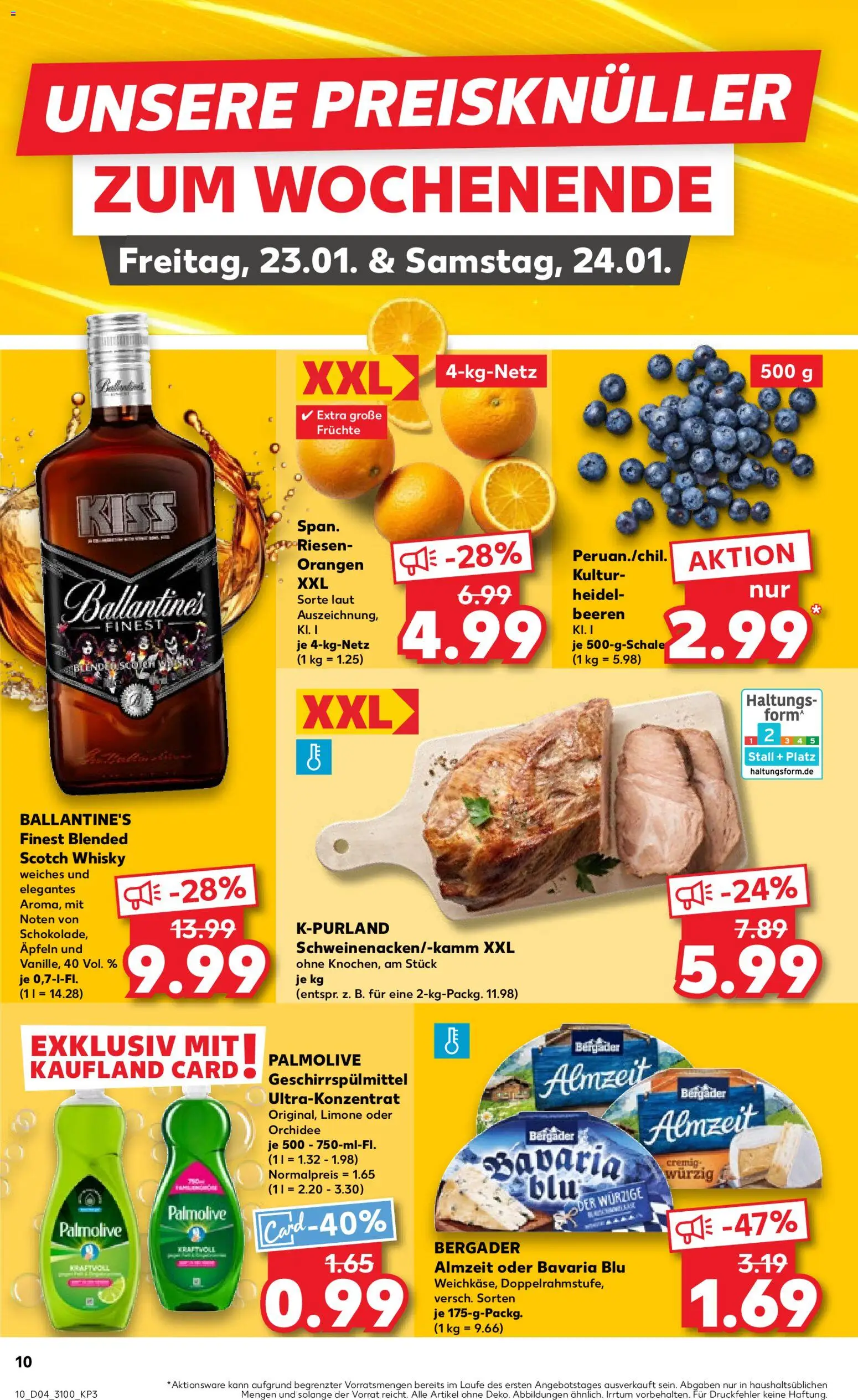 Kaufland prospekt Leipzig	 – gültig ab 22.01.2026 | Seite: 10 | Produkte: Whisky, Orchidee, Orangen, Geschirrspülmittel