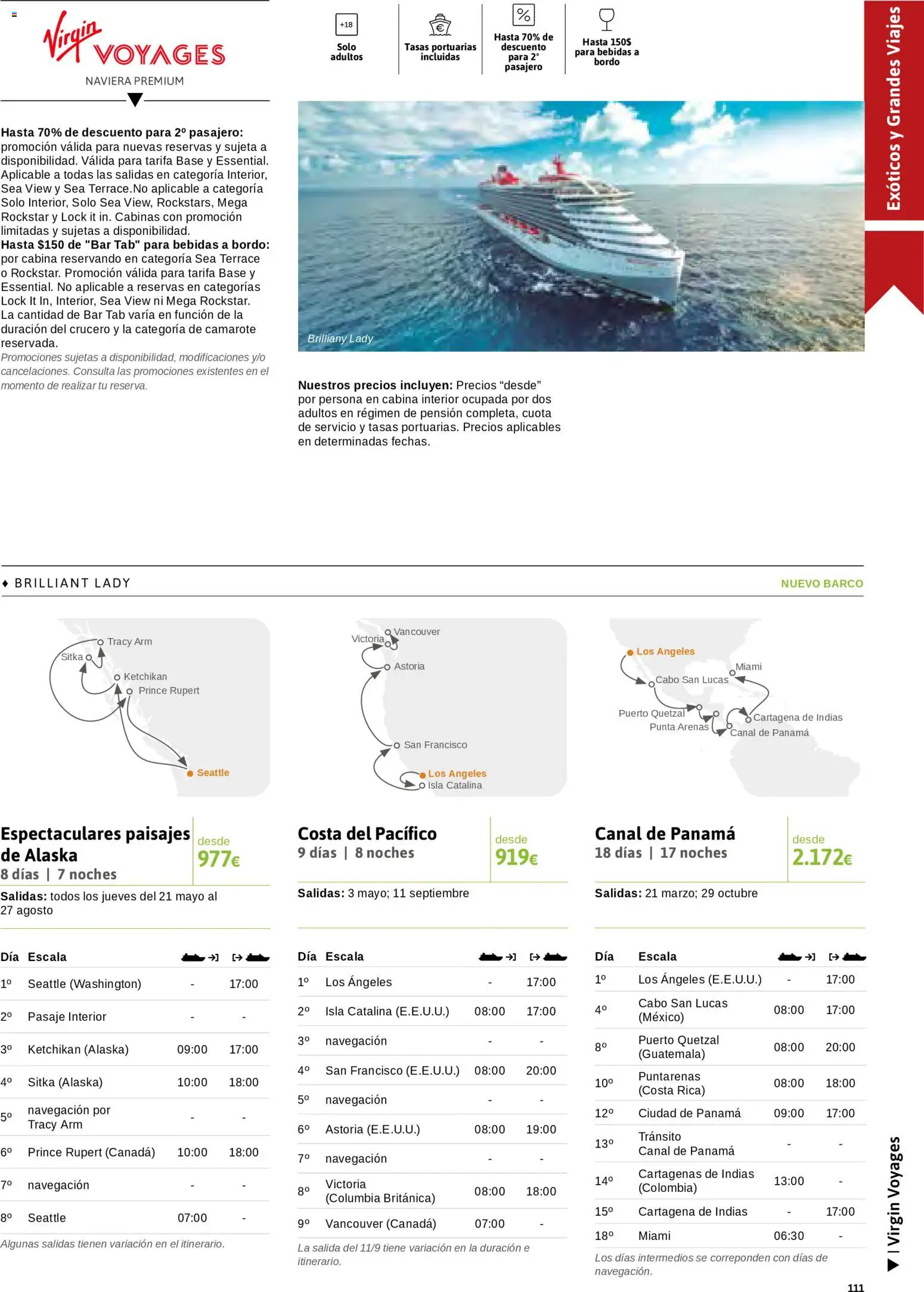 Viajes El Corte Inglés Cruceros marítimos │ válido desde el 01.01.2026 | Página: 112 | Productos: Navegación
