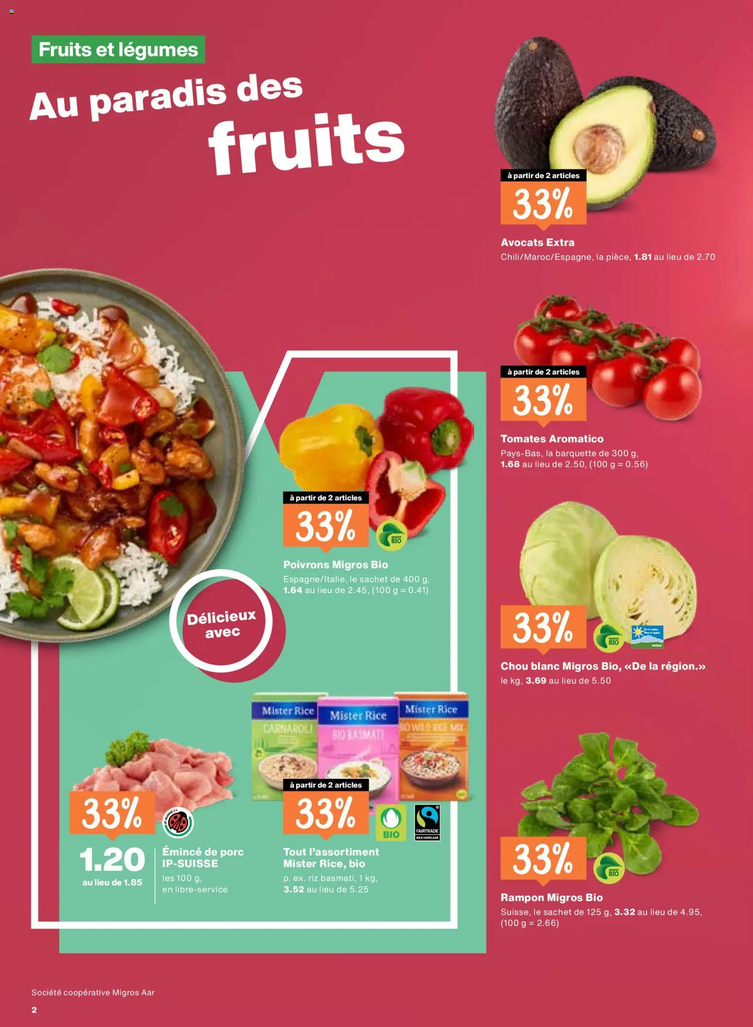 Migros Aktionen – gültig ab 06.01.2026 | Seite: 2 | Produkte: Avocado