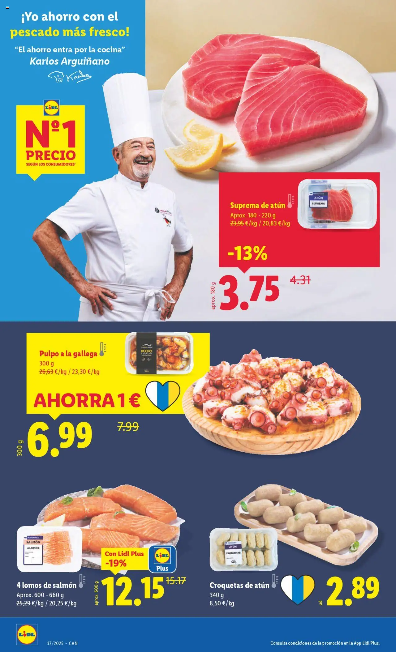 Lidl - Canarias │ válido desde el 08.09.2025 | Página: 6 | Productos: Pescado, Cocina, Croquetas