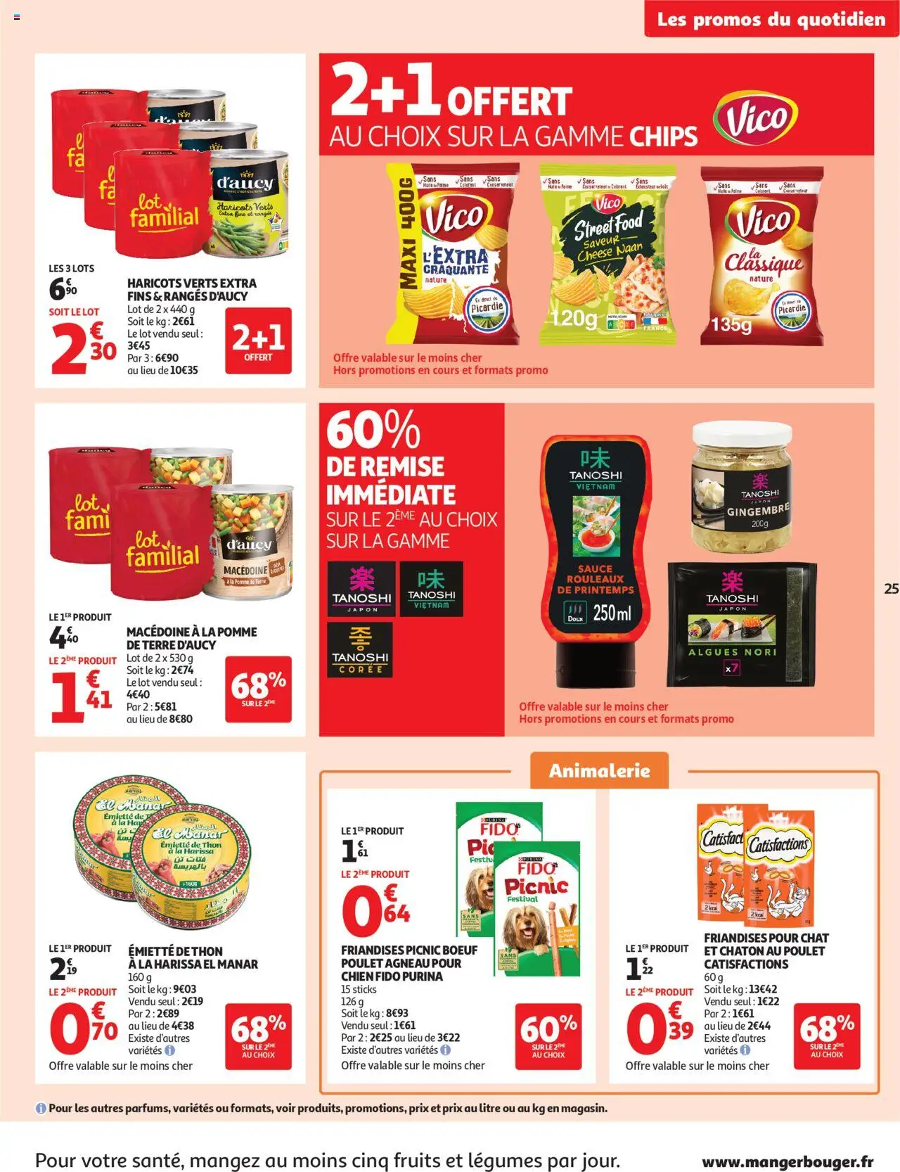  | Page: 25 | Produits: Harissa, Thon, Gingembre, Chips
