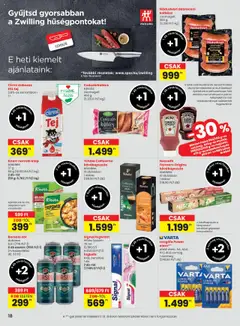 Spar Akciós újság - amely érvényes a következő dátumtól: 16.10.2025 | Oldal: 18 | Termékek: Kávékapszula, Debreceni, Kalács, Suva svinjska pečenica