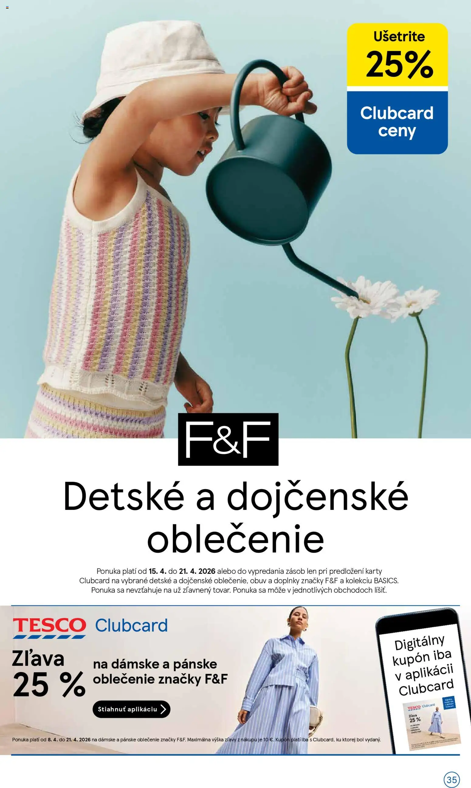 Nové Tesco akcie – leták je platný od 15.04.2026 | Strana: 35 | Produkty: Pánske oblečenie