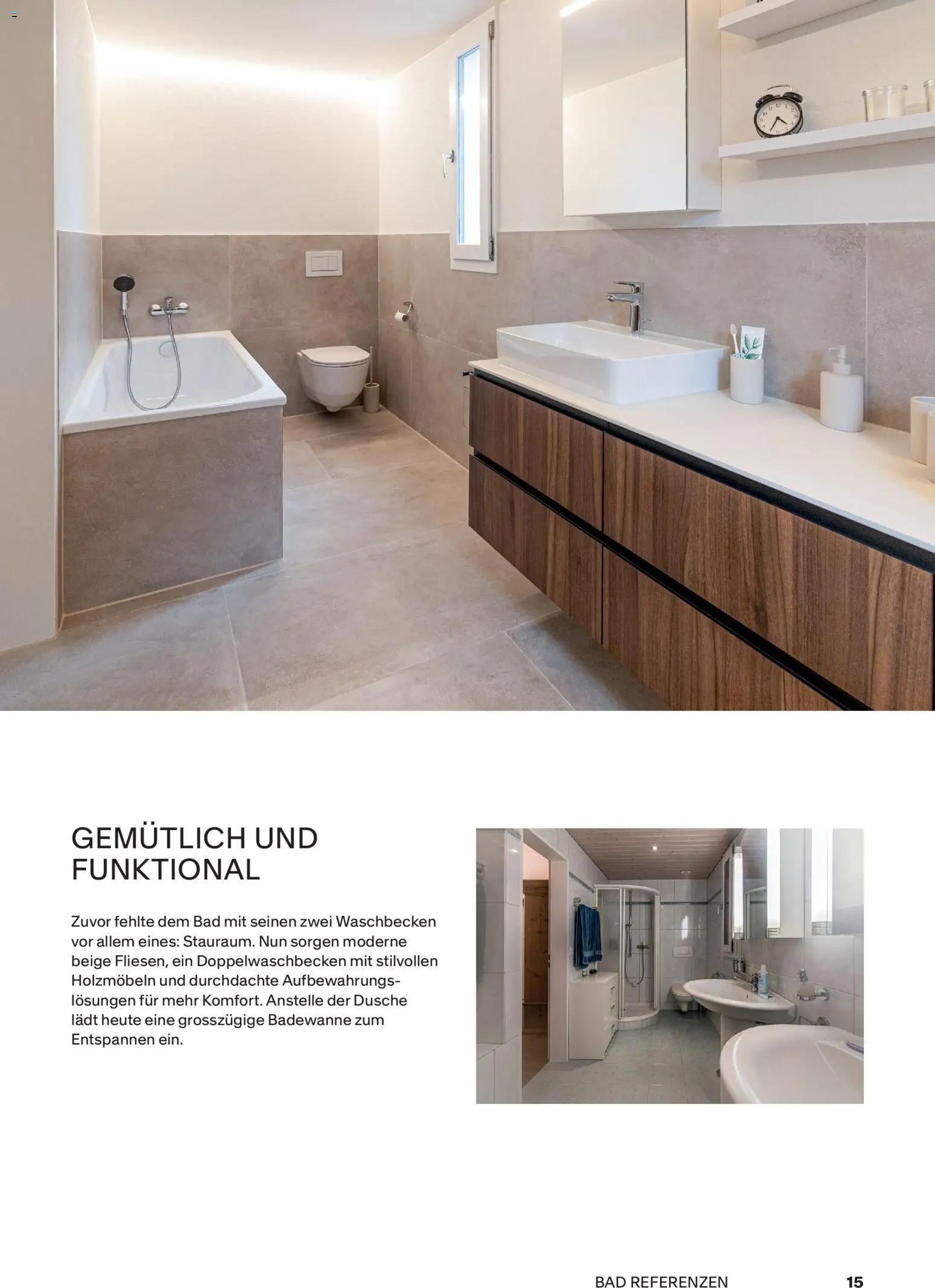 Fust aktionen Küchen- und Badezimmer – gültig ab 22.04.2026 | Seite: 15 | Produkte: Waschbecken, Bad, Dusche