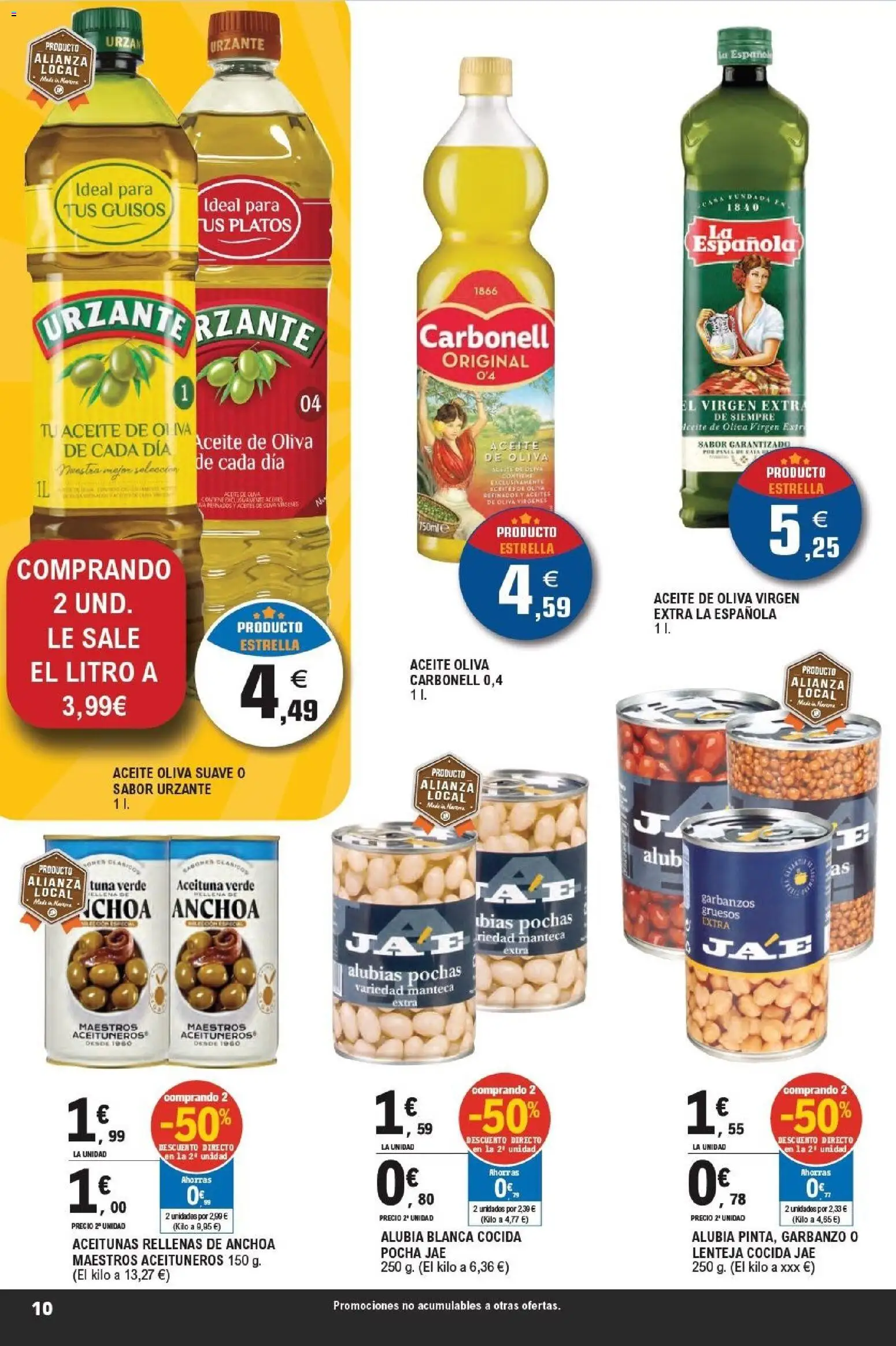 E.Leclerc - La semana del Ahorro │ válido desde el 16.02.2026 | Página: 10 | Productos: Manteca, Aceite de oliva, Aceite de oliva virgen extra, Anchoa