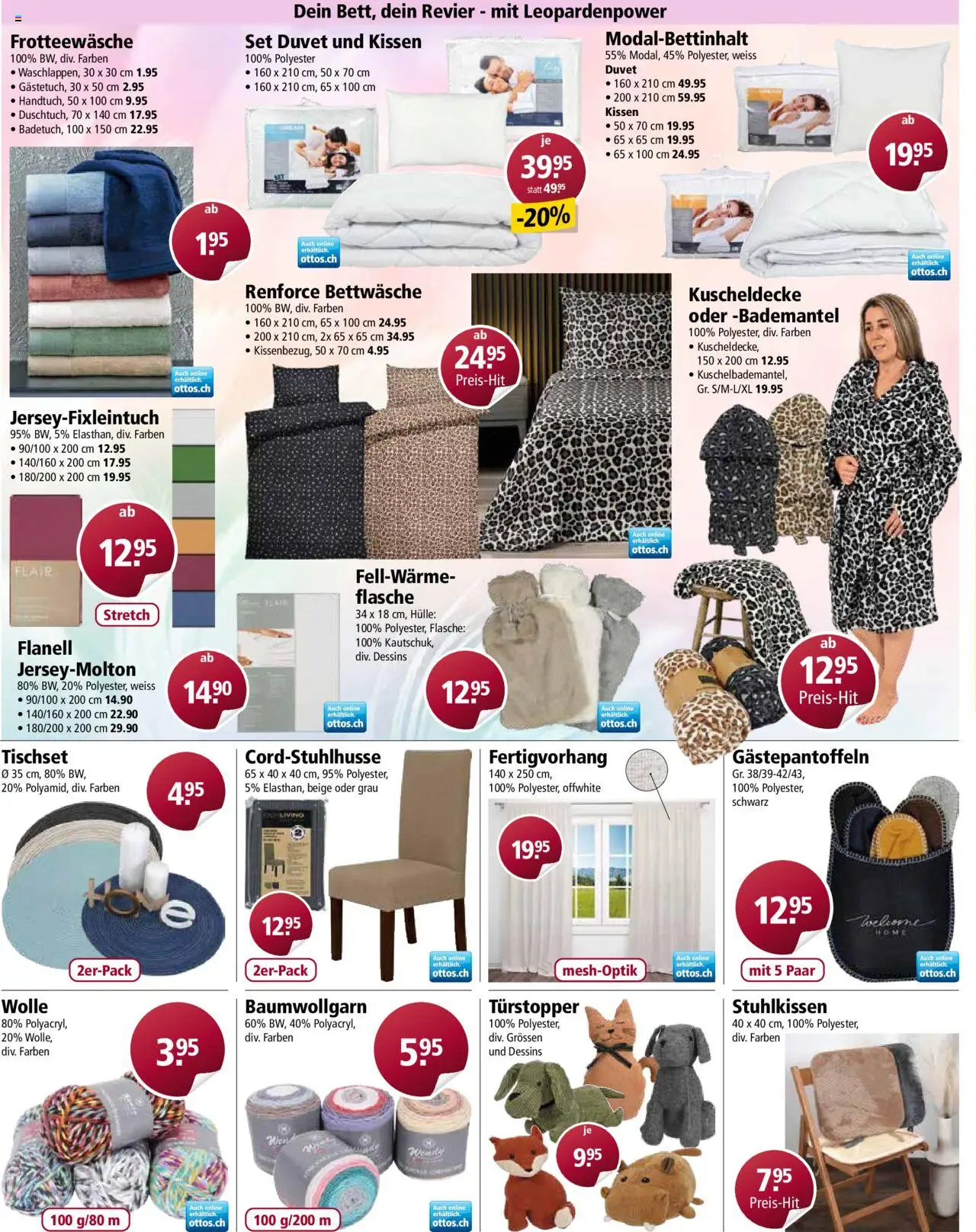 Otto's Aktionen – gültig ab 08.10.2025 | Seite: 8 | Produkte: Kissen, Bademantel, Hülle, Bettwäsche