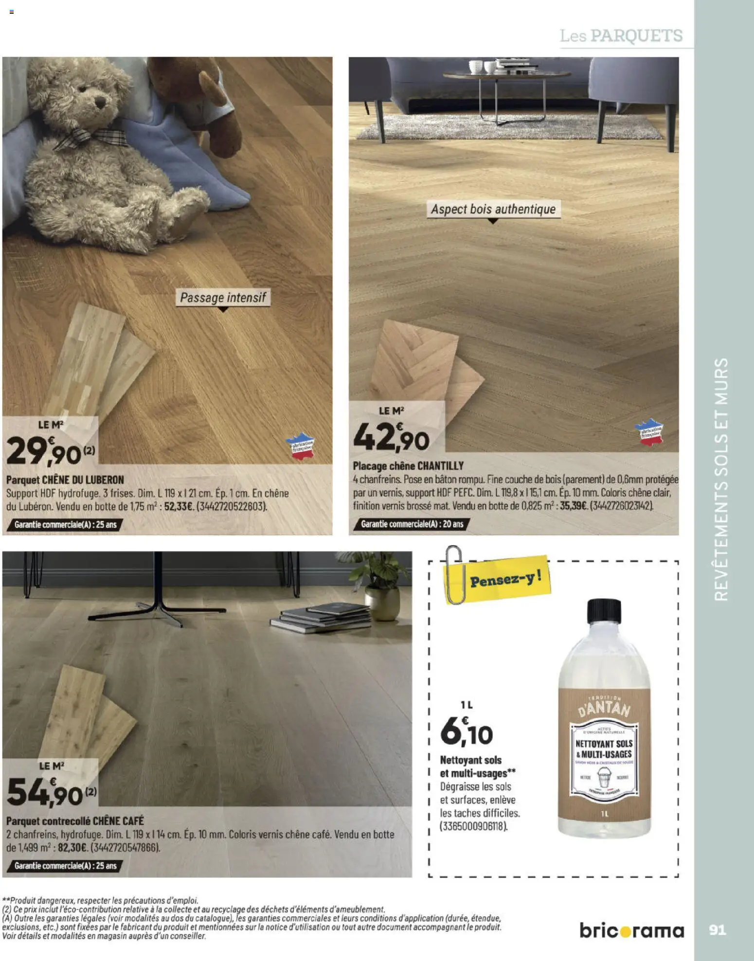 {H1} | Page: 91 | Produits: Brosse, Parquet, Café