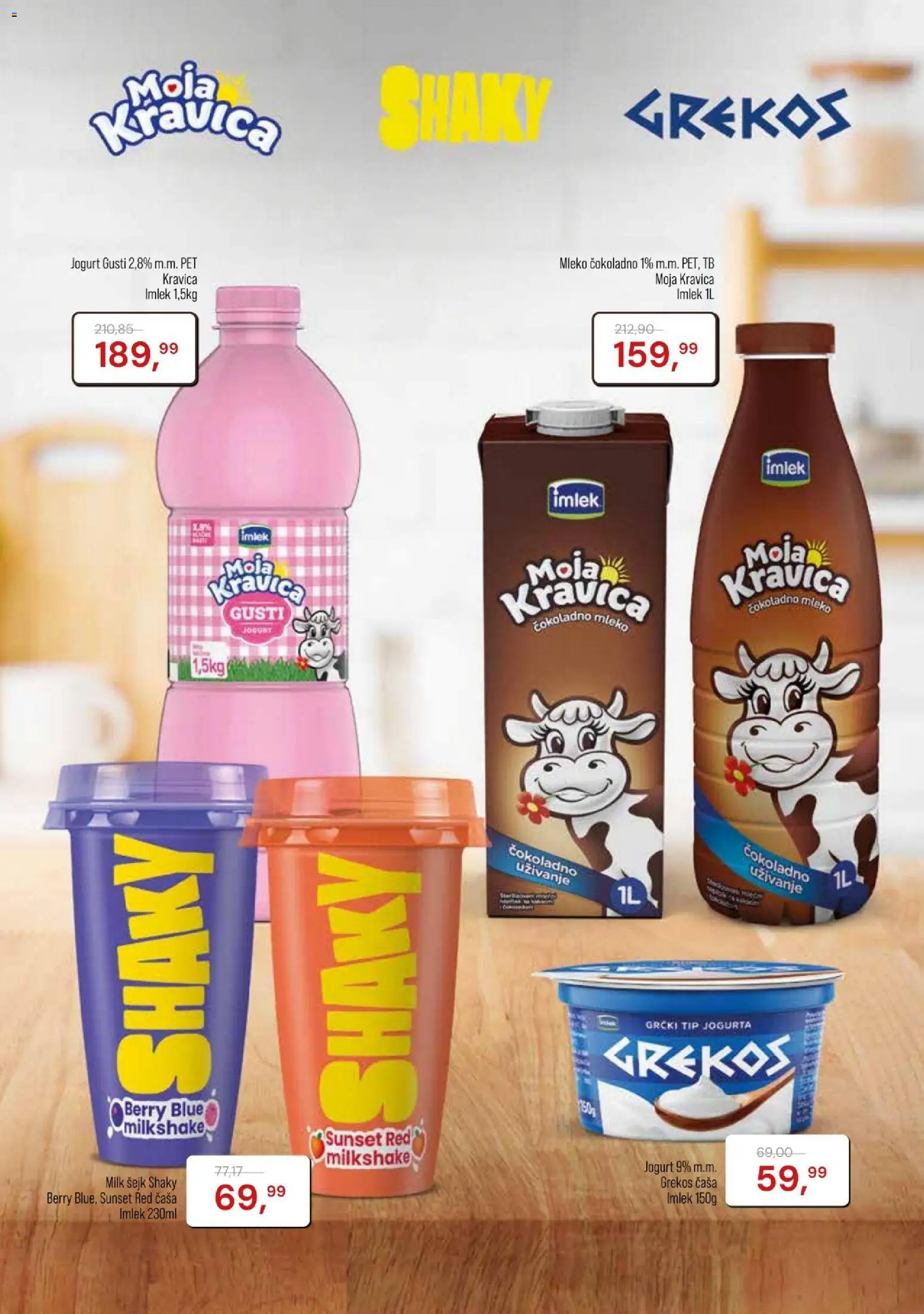 Metalac Proleter katalog - važi od 11.02.2026 | Strana: 3 | Proizvode: Čokoladno mleko, Moja kravica, Mleko, Jogurt