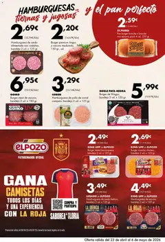 Vista previa Lupa Supermercados folleto válido desde el 23.04.2026 | Página: 2 | Productos: Pan, Cerdo, Σοκολατούχο γάλα, Bandeja