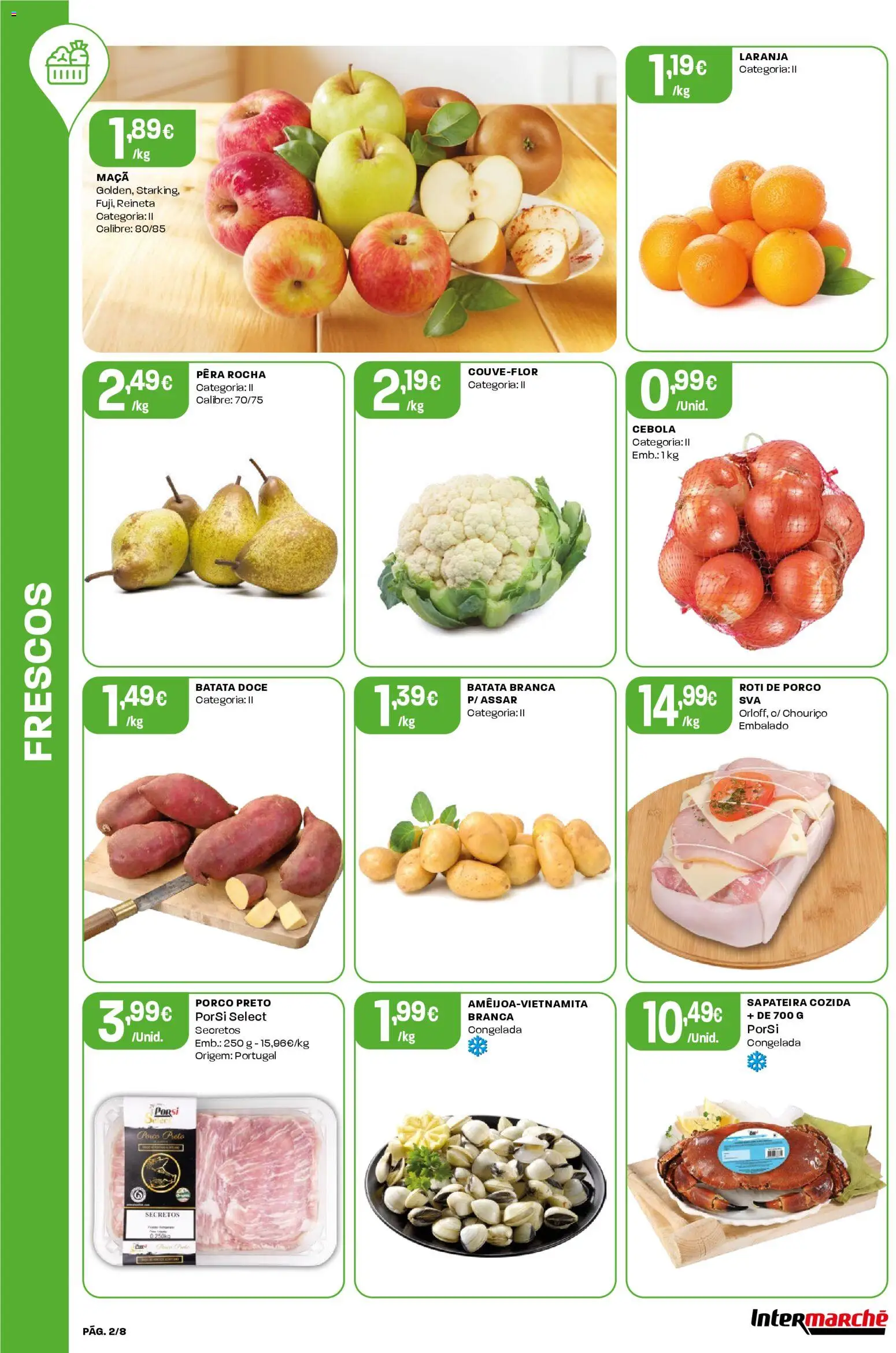 Intermarché Folheto Mini │ válido de 26.03.2026 | Página: 2 | Produtos: Cebola, Maça, Chouriço, Sapateira