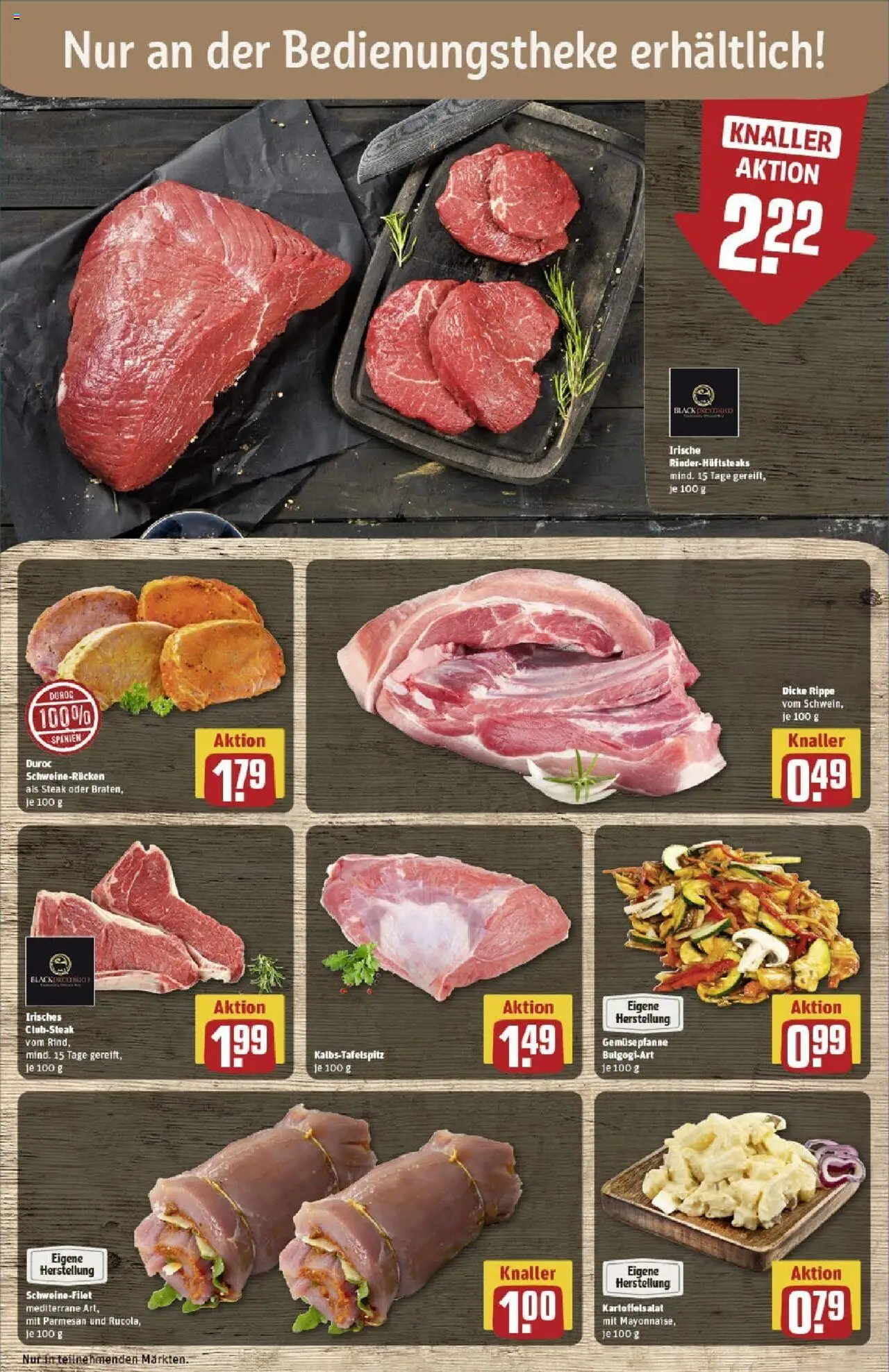 Rewe prospekt Chemnitz	 - gültig ab dem 06.07.2025 | Seite: 10 | Produkte: Top, Schweinefilet, Steak