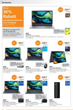 Fust Aktionen ab 20.10.2025 gültig | Seite: 32 | Produkte: Notebook, Tasche, Usb