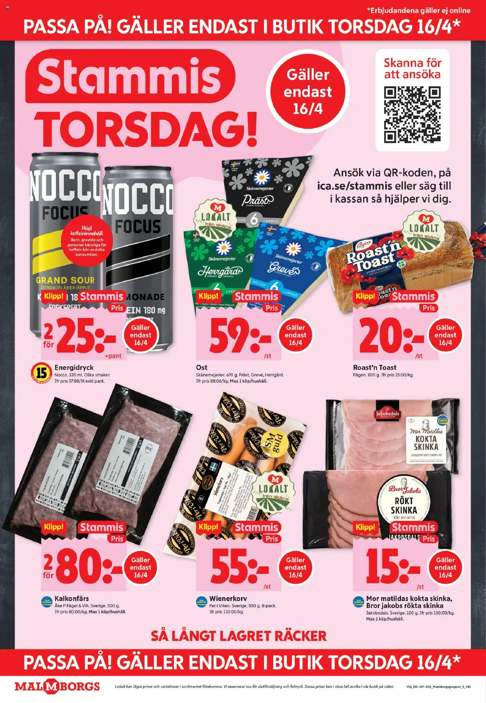 ICA Kvantum reklamblad aktuell från 13.04.2026 | Sida: 10 | Produkter: Såg, Energidryck, Wienerkorv, Citron