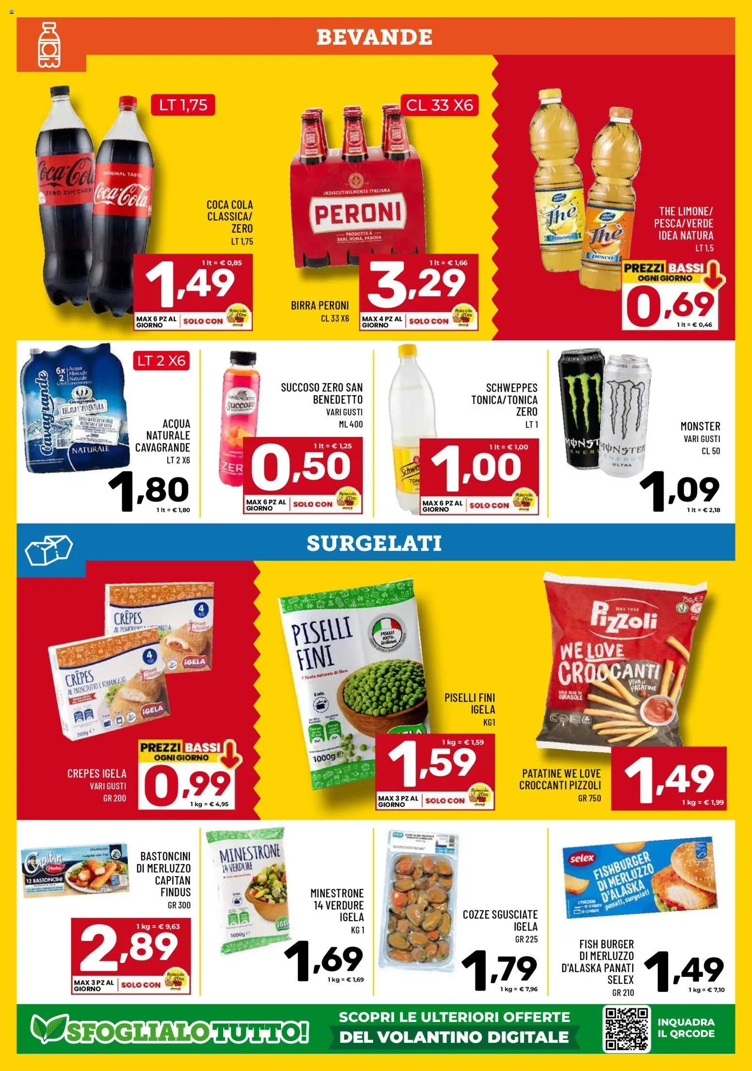 Volantino Il Centesimo del 03.02.2026 | Pagina: 12 | Prodotti: Birra, Cozze, Patatine, Verdure