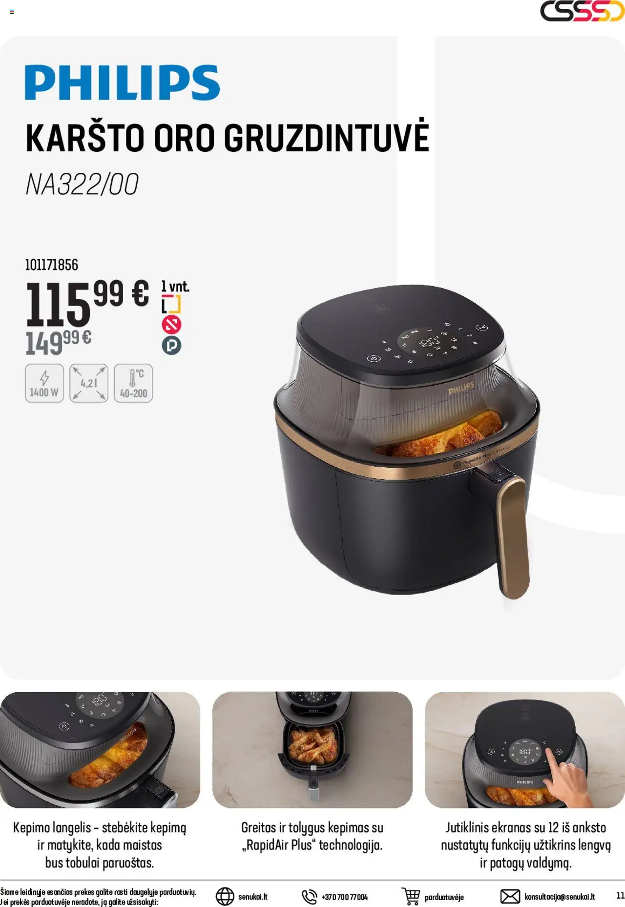 Senukai akcijos nuo 15.10.2025 | Puslapis: 11
