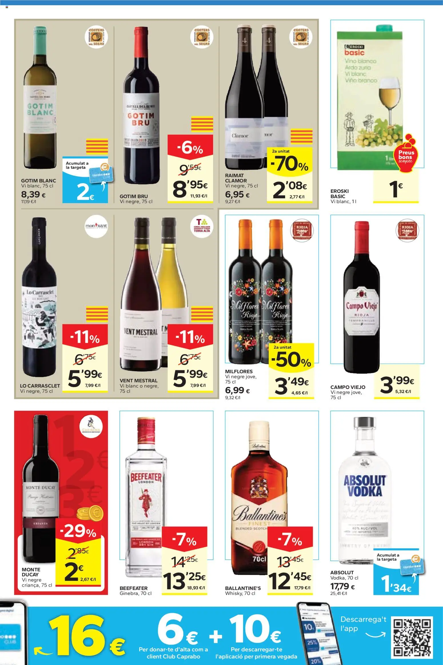 Caprabo folleto │ válido desde el 05.01.2026 | Página: 19 | Productos: Vino, Vodka