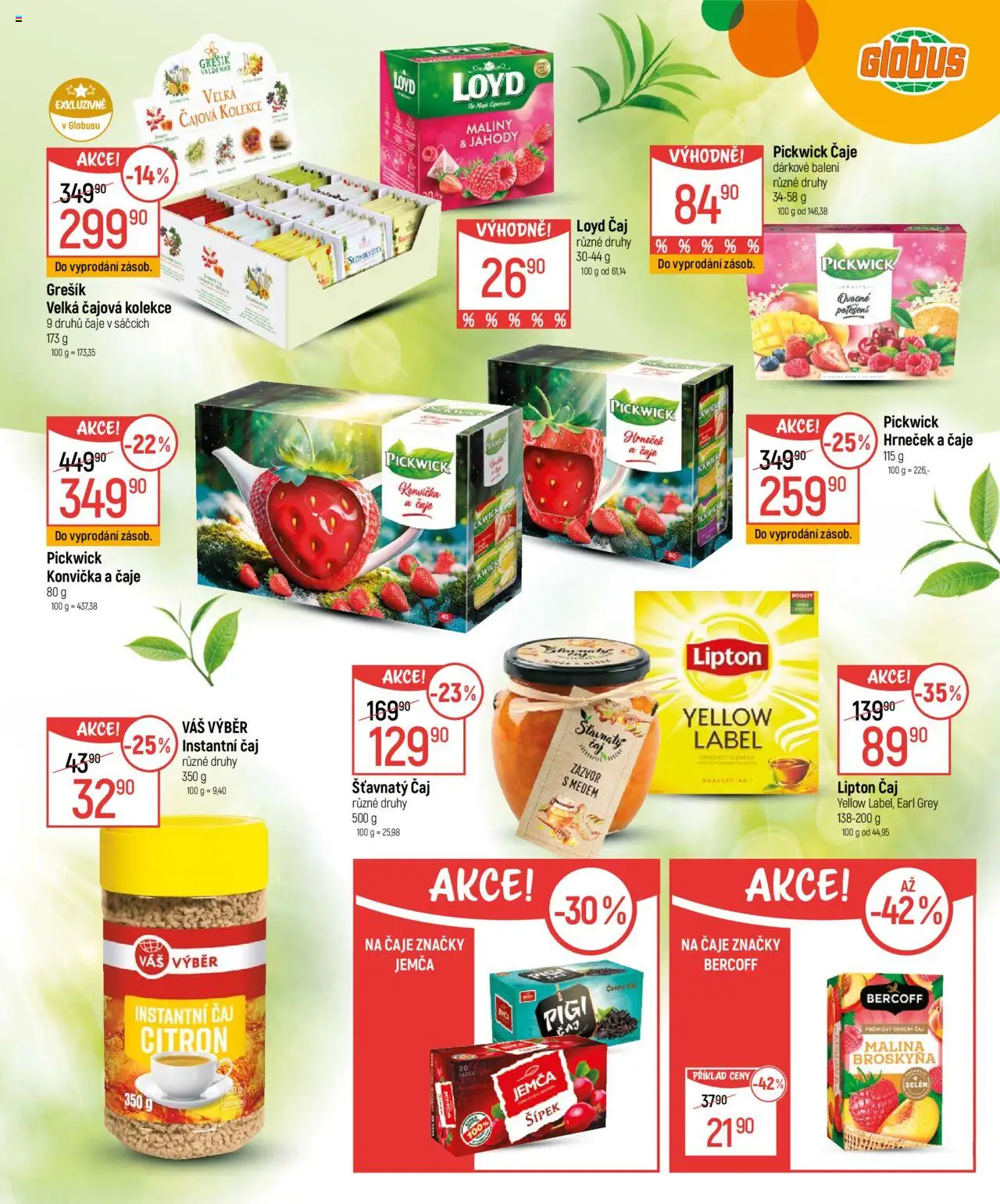 Globus leták - Chutě podzimu od 24.09.2025 | Strana: 15 | Produkty: Globus, Čaj, Čaje, Citron