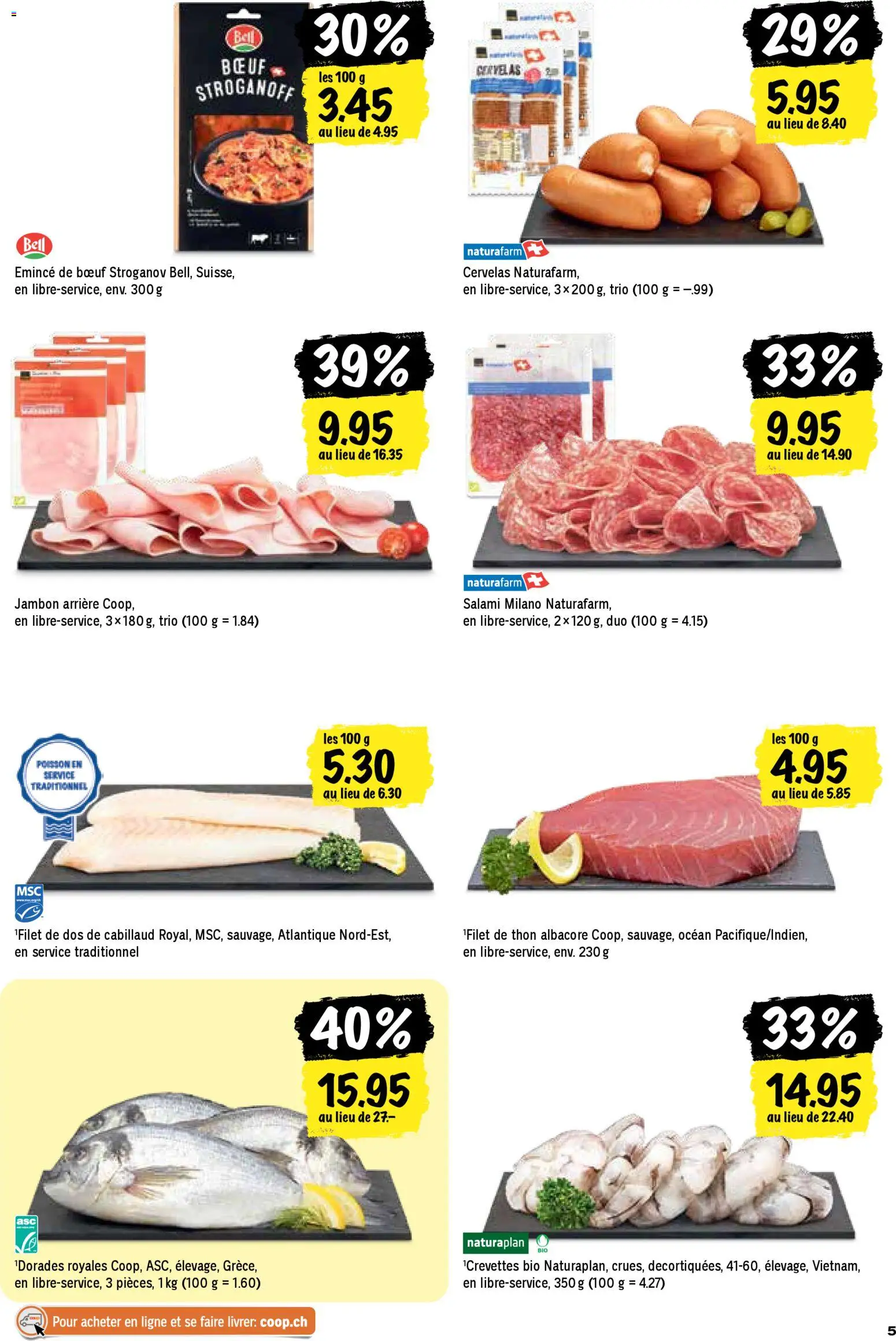 Coop - Les actions de la semaine – gültig ab 15.01.2026 | Seite: 5 | Produkte: Salami